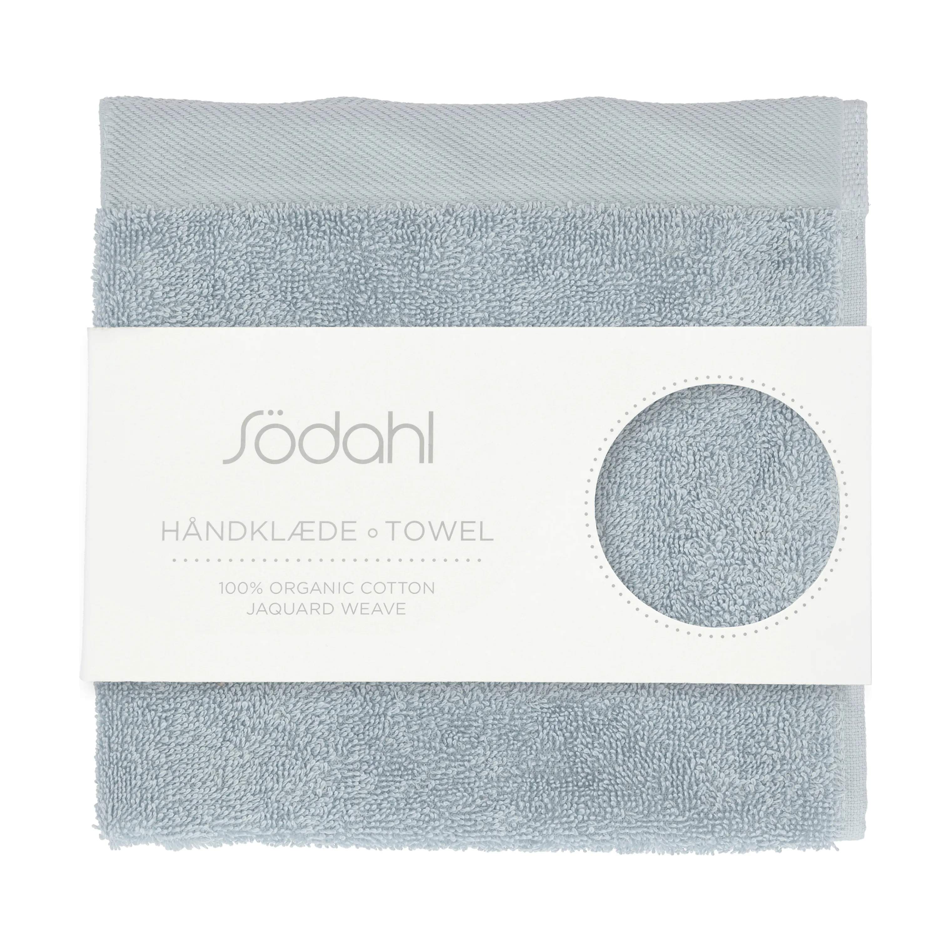 Södahl Håndklæder Organic Comfort Håndklæde i Linen blue, B40 x L60 cm, 3