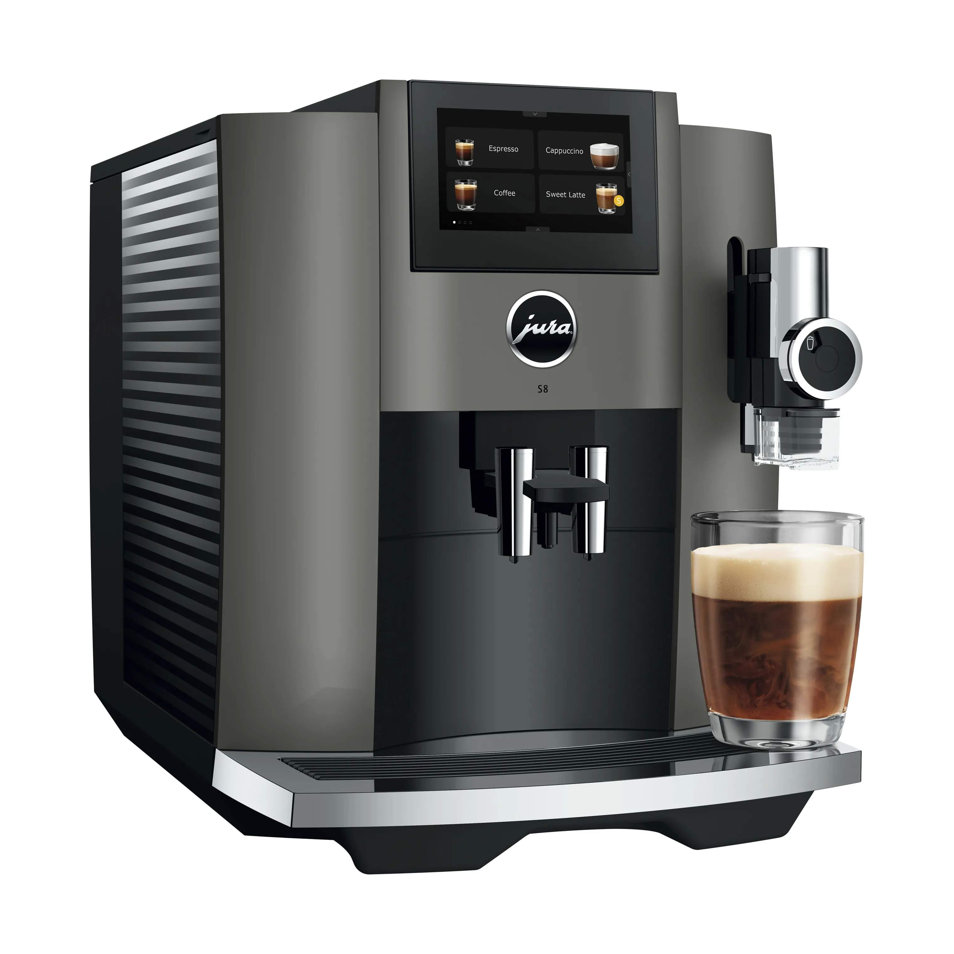JURA Espressomaskiner S8 (EB) Kaffemaskine i Dark Inox, 3