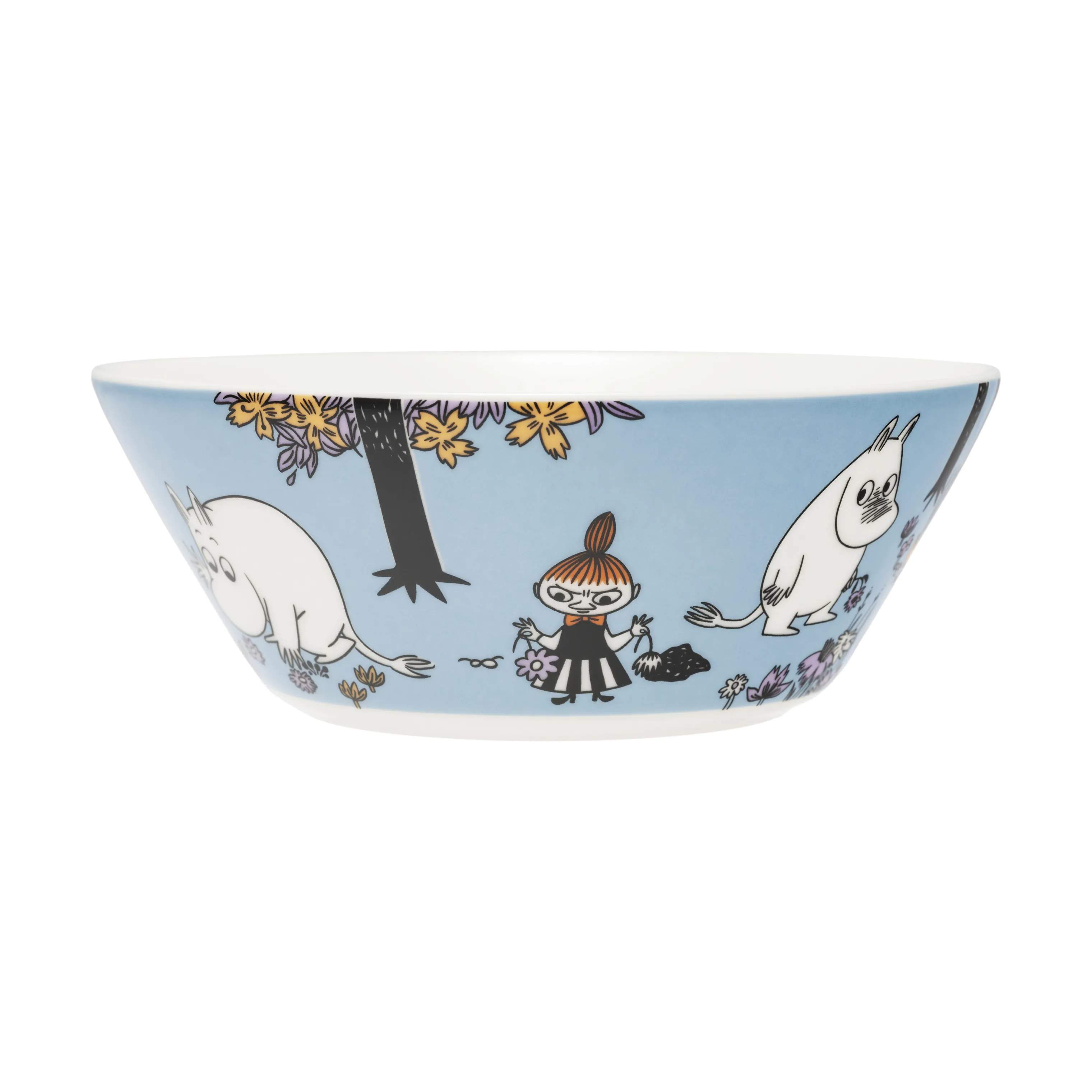 Moomin Arabia Serveringsskåle Klassisk Skål - Venner i Blå/venner, 2