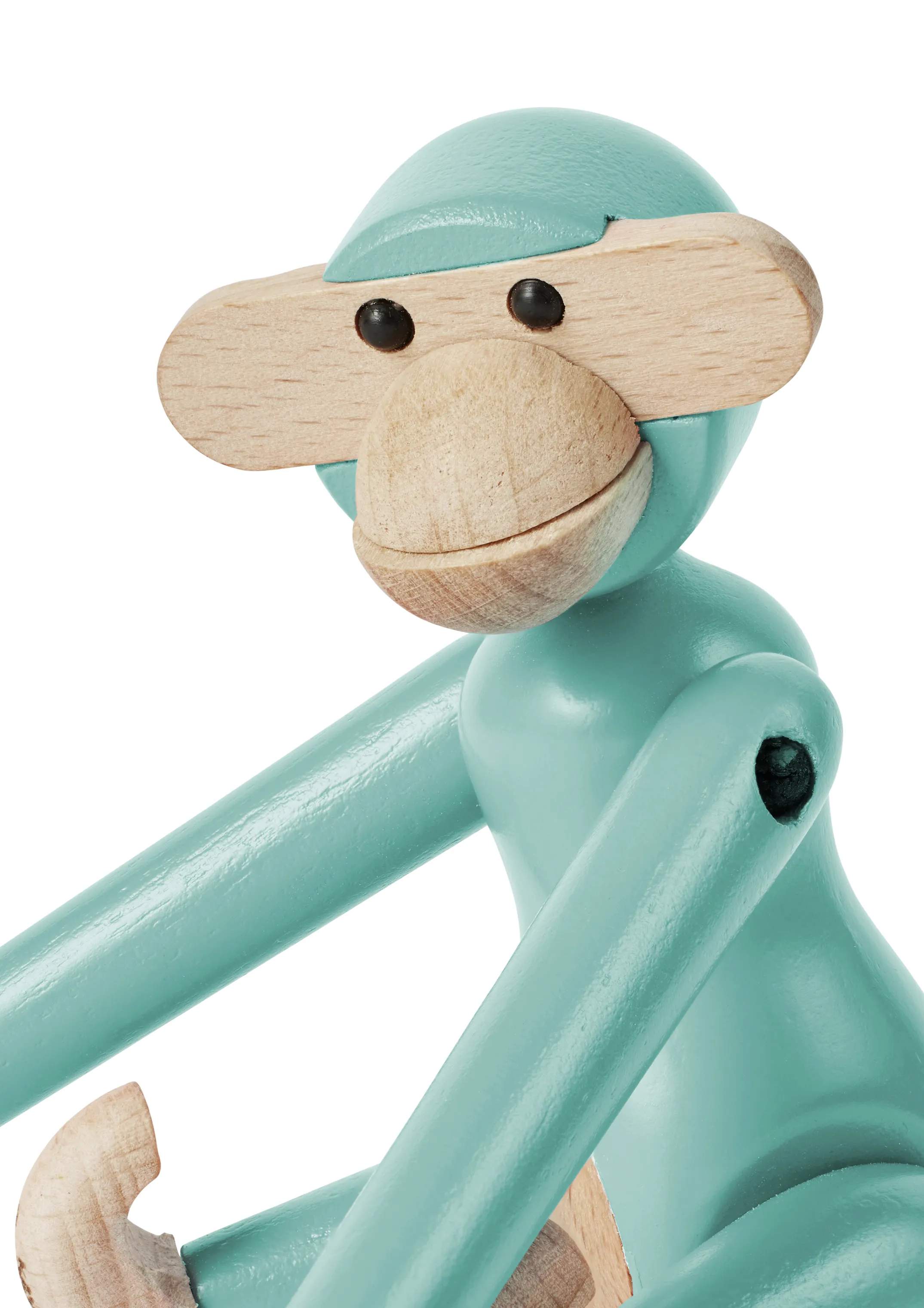 Kay Bojesen Dyrefigurer Monkey Abe - Mini i Turkis, 2