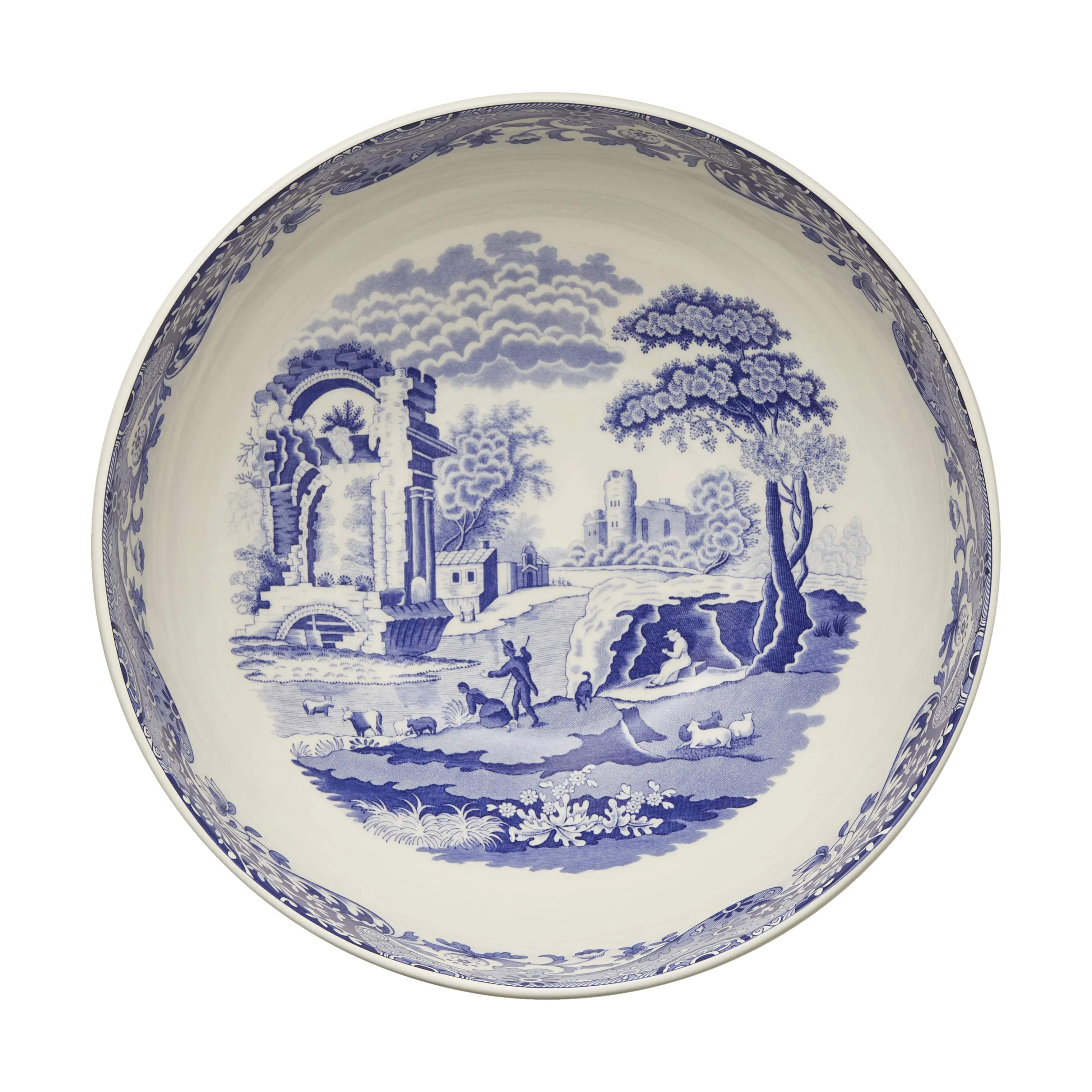 Spode Serveringsskåle Blue Italian Blue Italien Skål i Blå/hvid, 4