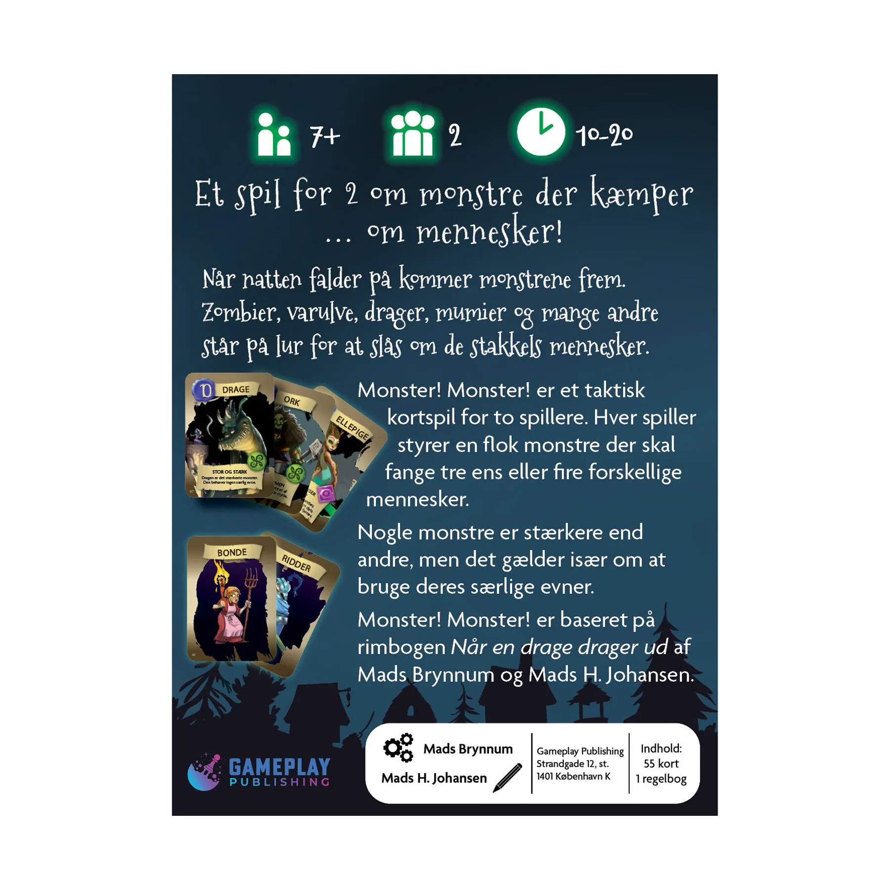 Spilbræt Spil Monster! Monster! i Multifarvet, 2