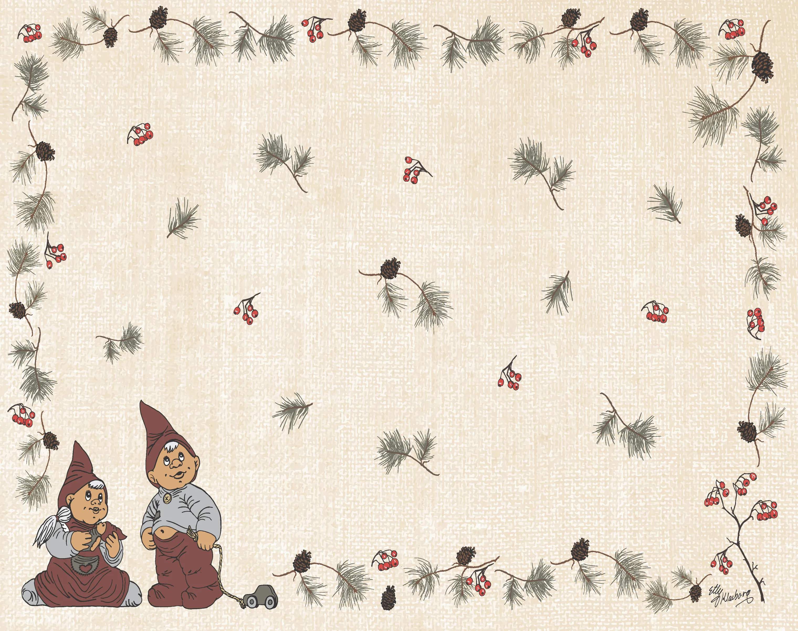 Klarborg Dækkeservietter Dækkeserviet Bette Etly & Bror Peter i Beige, 1