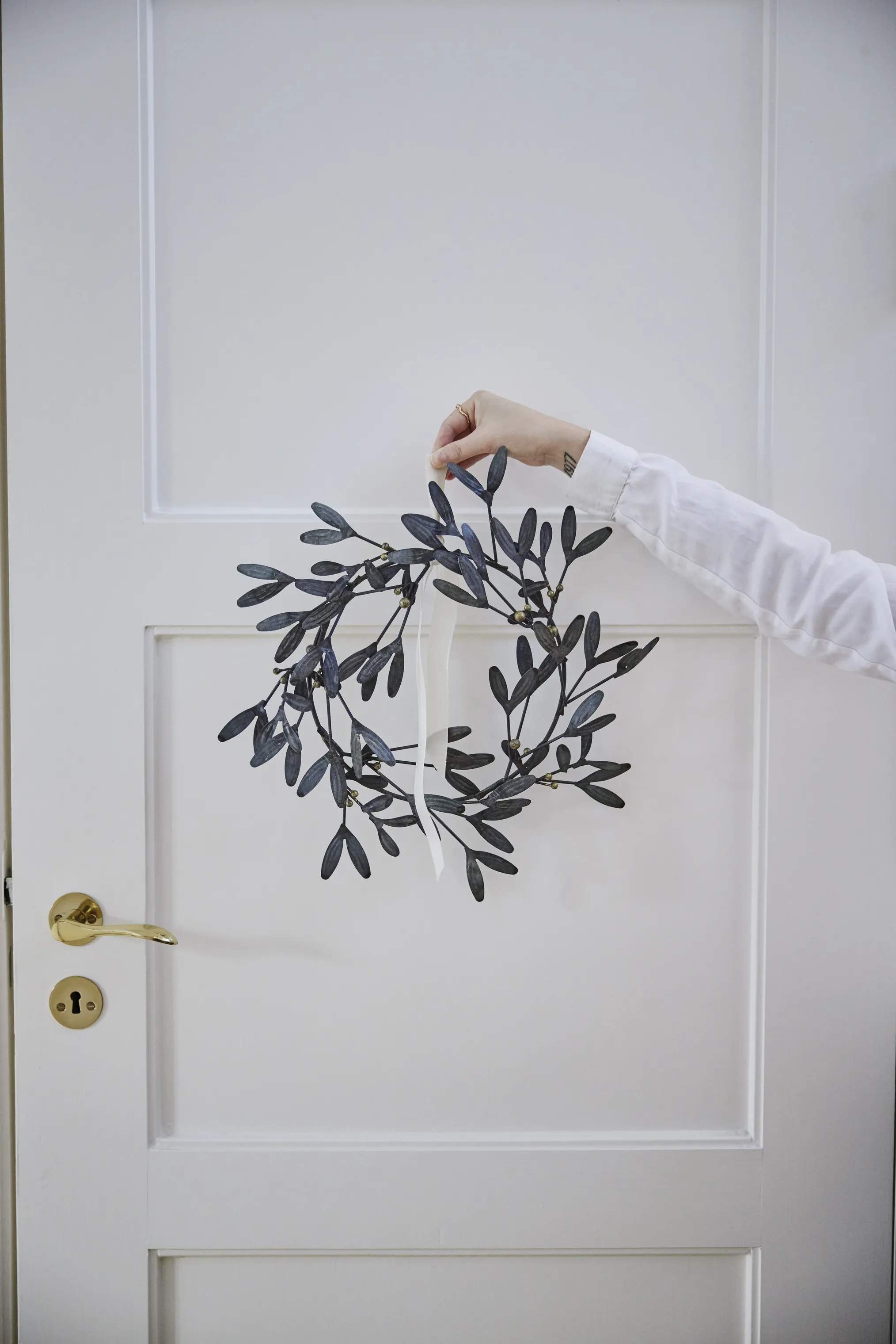 Lene Bjerre Juleophæng Mistlia Krans i 40 cm, 2