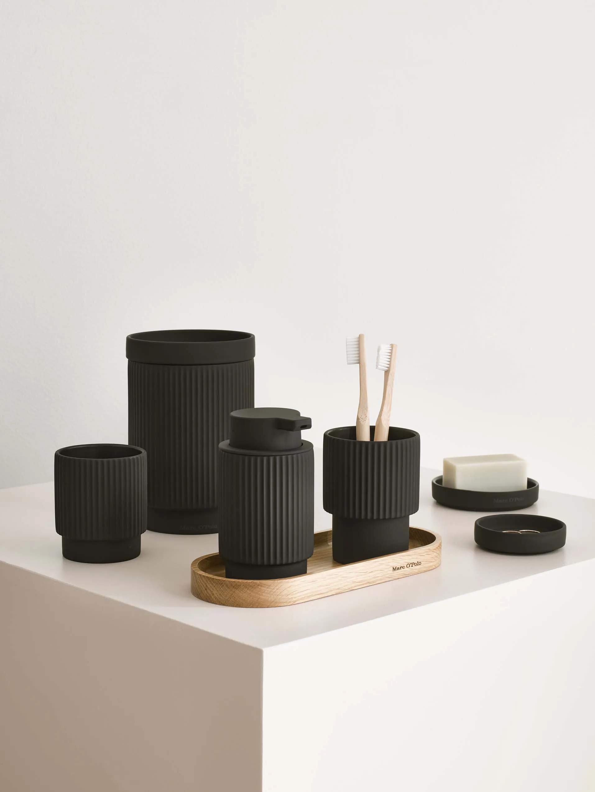 Marc O'Polo Sæbedispensere The Wave Sæbeskål i Anthracite, 3