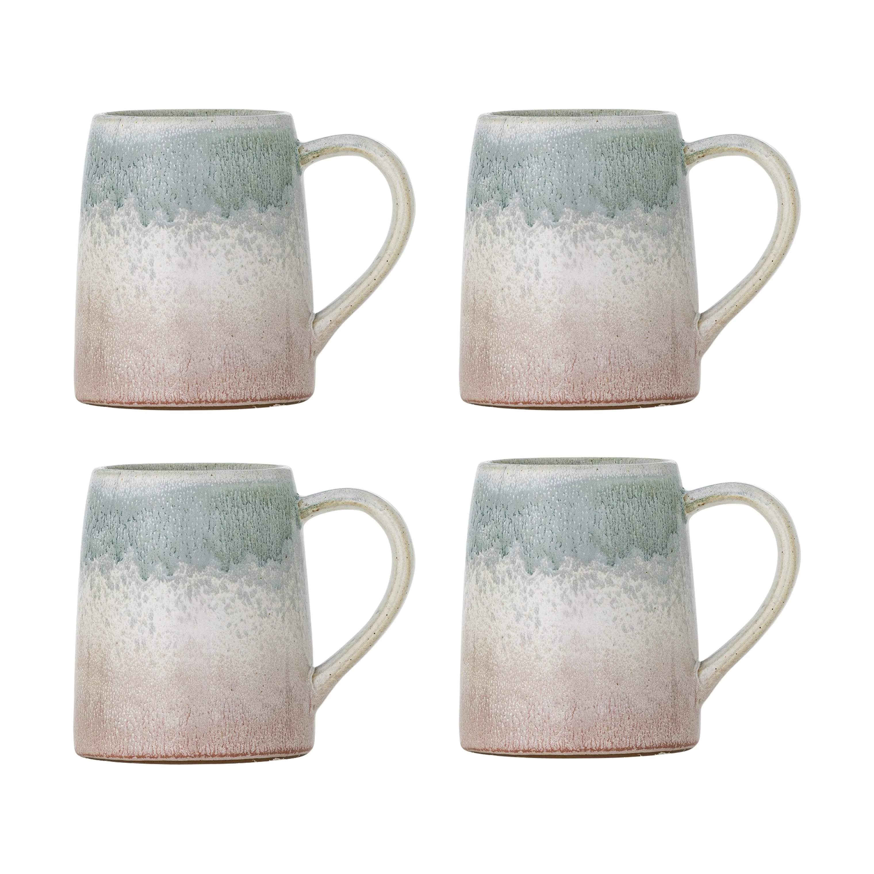 Creative Collection Krus og kopper med hank Winnie Krus - 4 stk. i Multifarvet/blå, 1