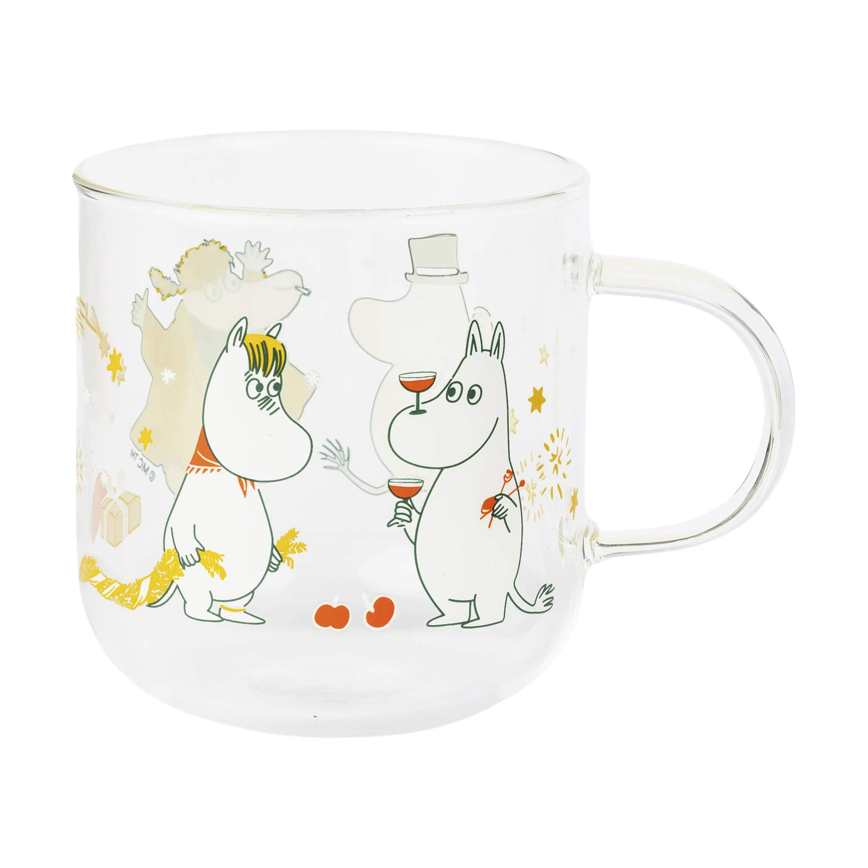 Moomin Arabia Vandglas Gift of Love Glas - 2 stk. i Klar, 3