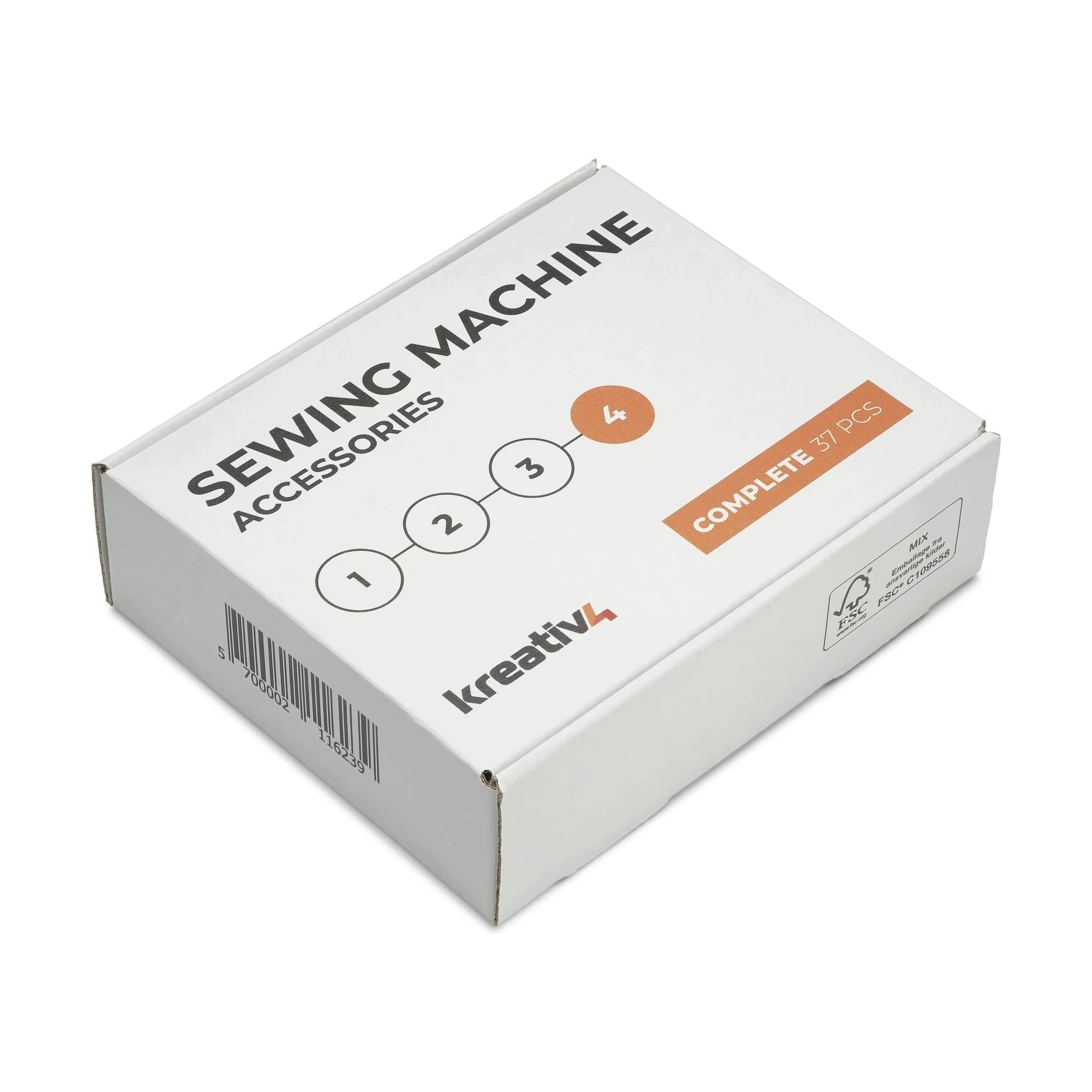Kreativ4 Tilbehør til symaskiner Complete sy-kit - 37 dele i Hvid, 3