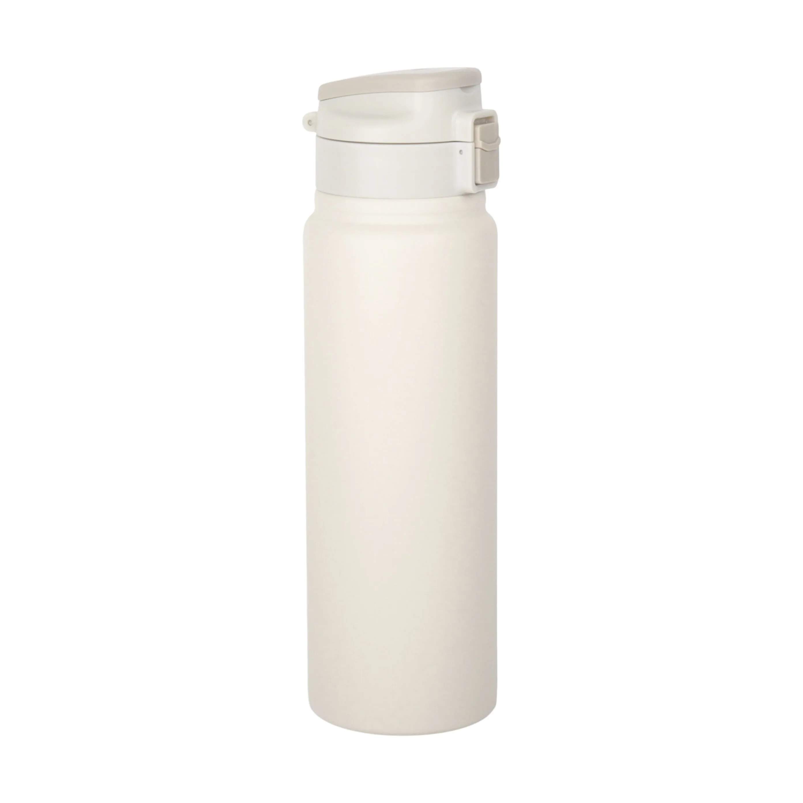 Termoflaske, beige, large