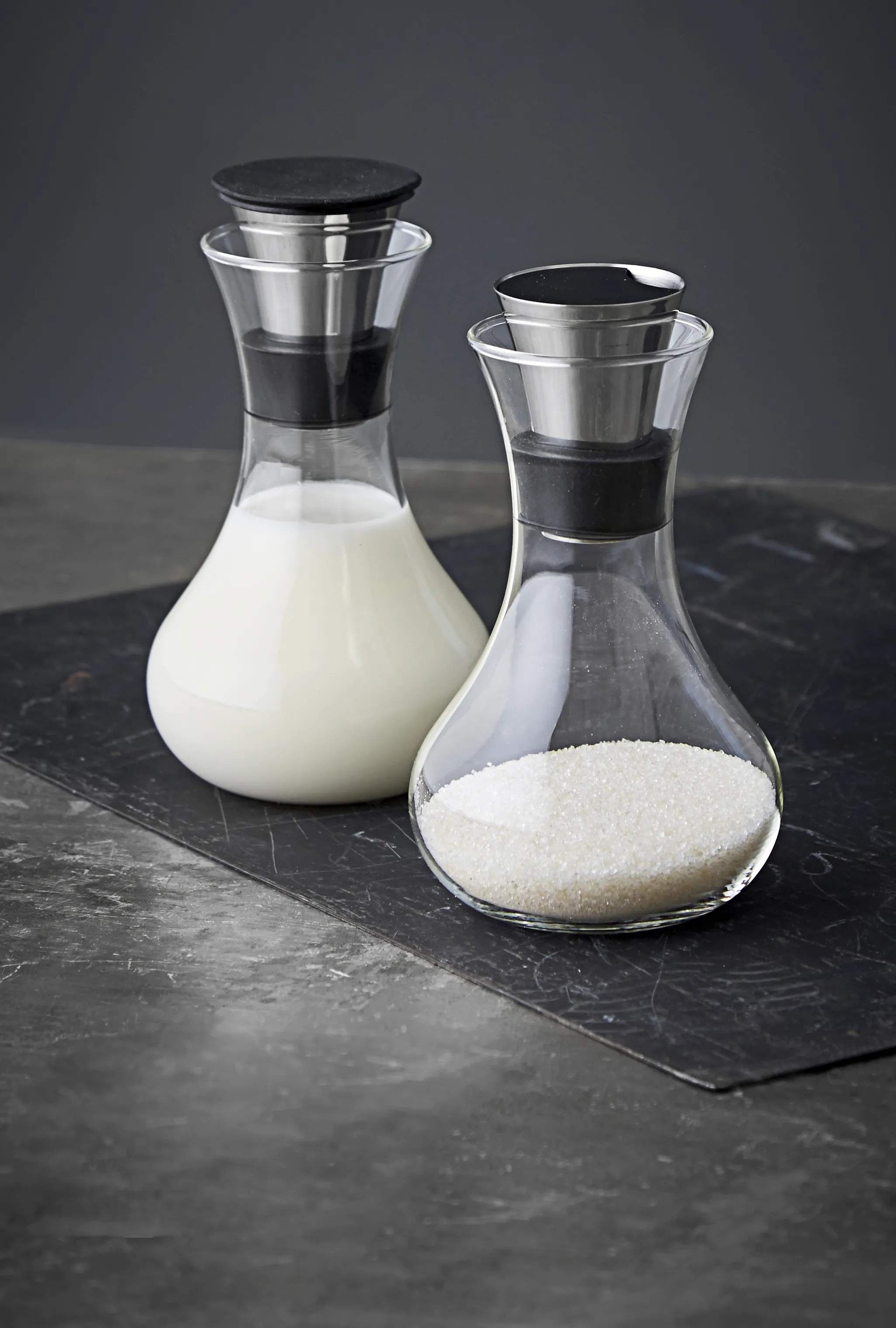 Eva Solo Mælke- og flødekander Sukker- og flødesæt - 2 dele i klar, 25 cl, 2