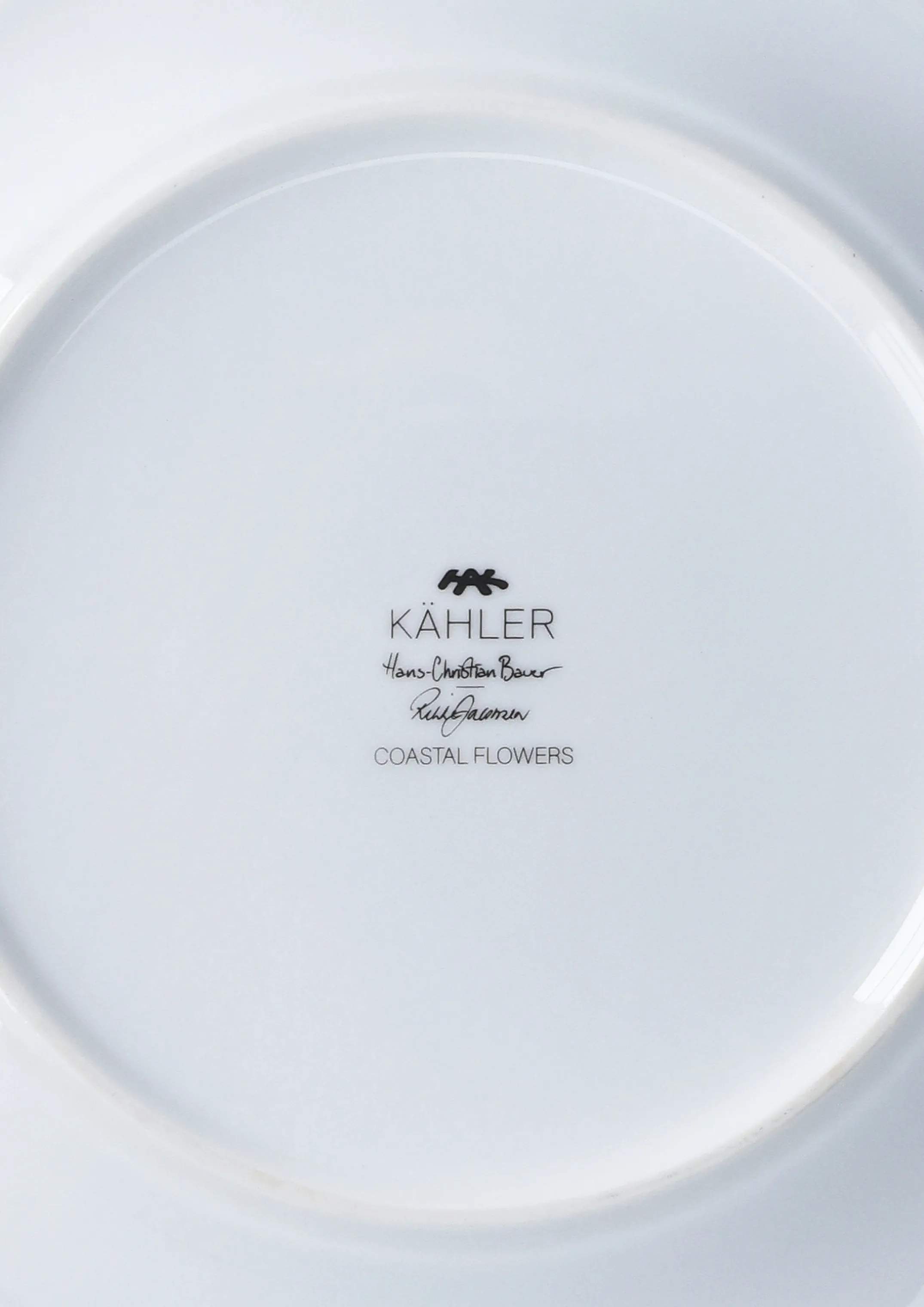 Kähler Middagstallerkener Hammershøi Sommer Tallerken i Coastal Flower, 5