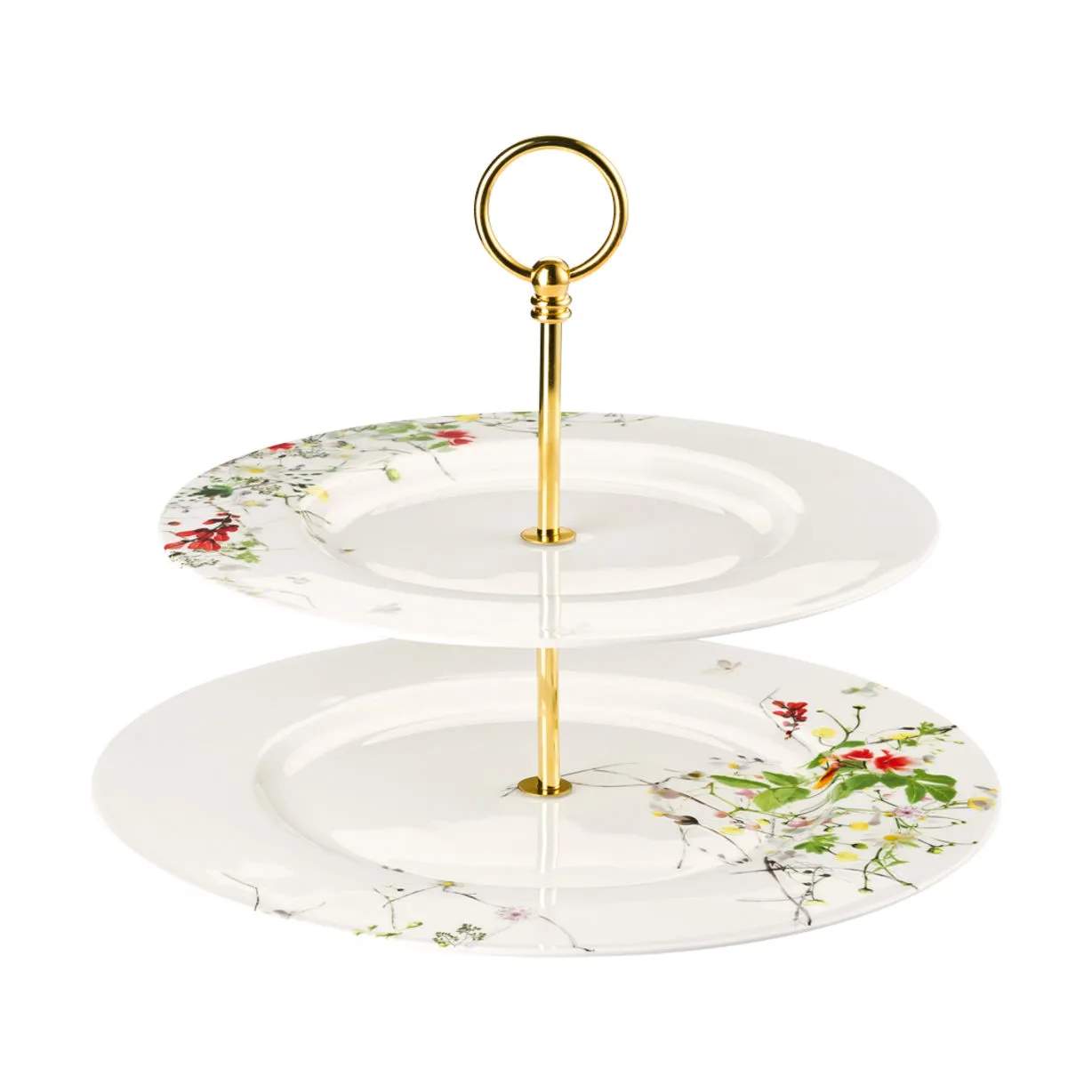 Brillance Fleurs Sauvages Étagère, hvid / multifarvet, large