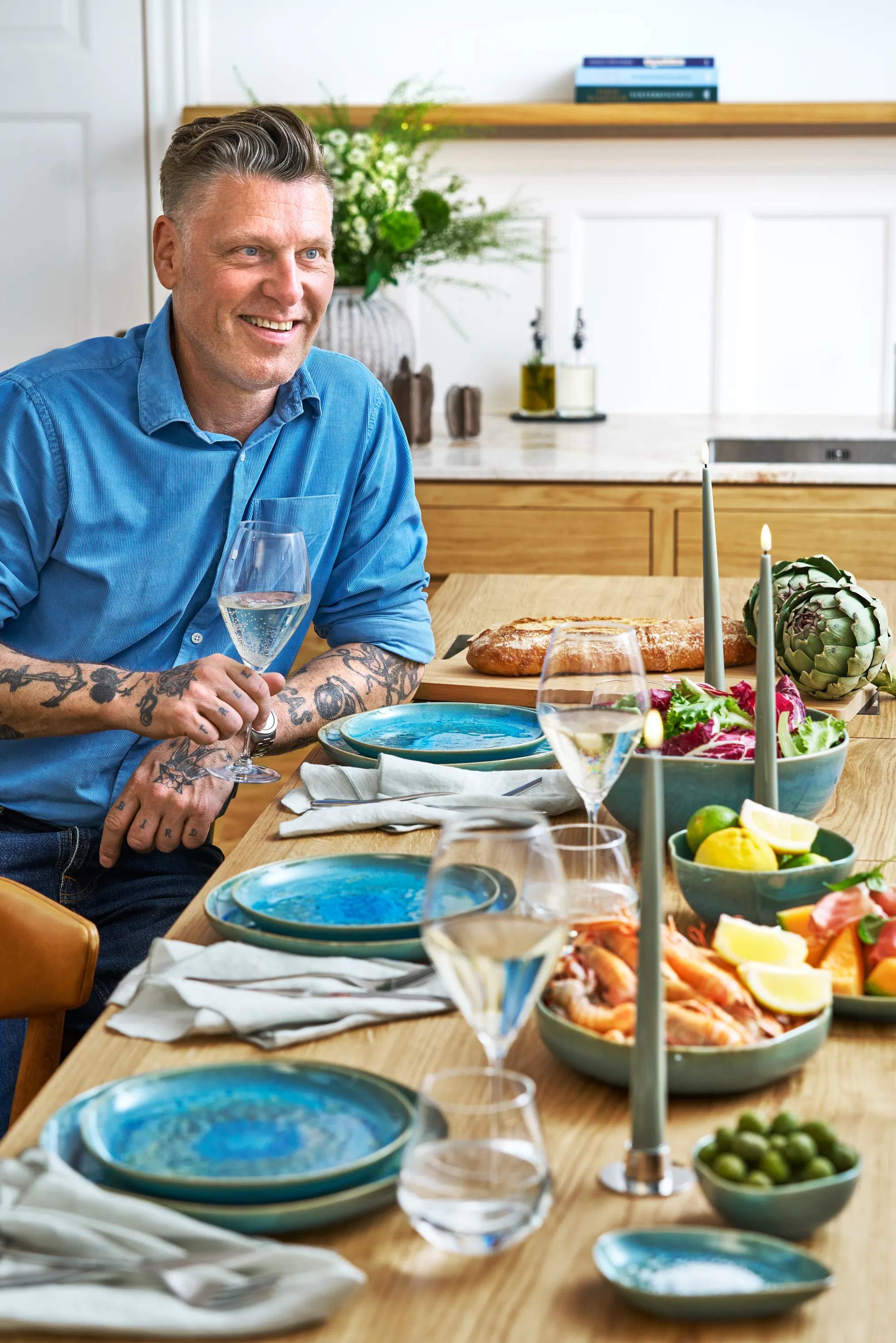 Timm Vladimir Kitchen Middagstallerkener Rustik Middagstallerken i Grøn, 3