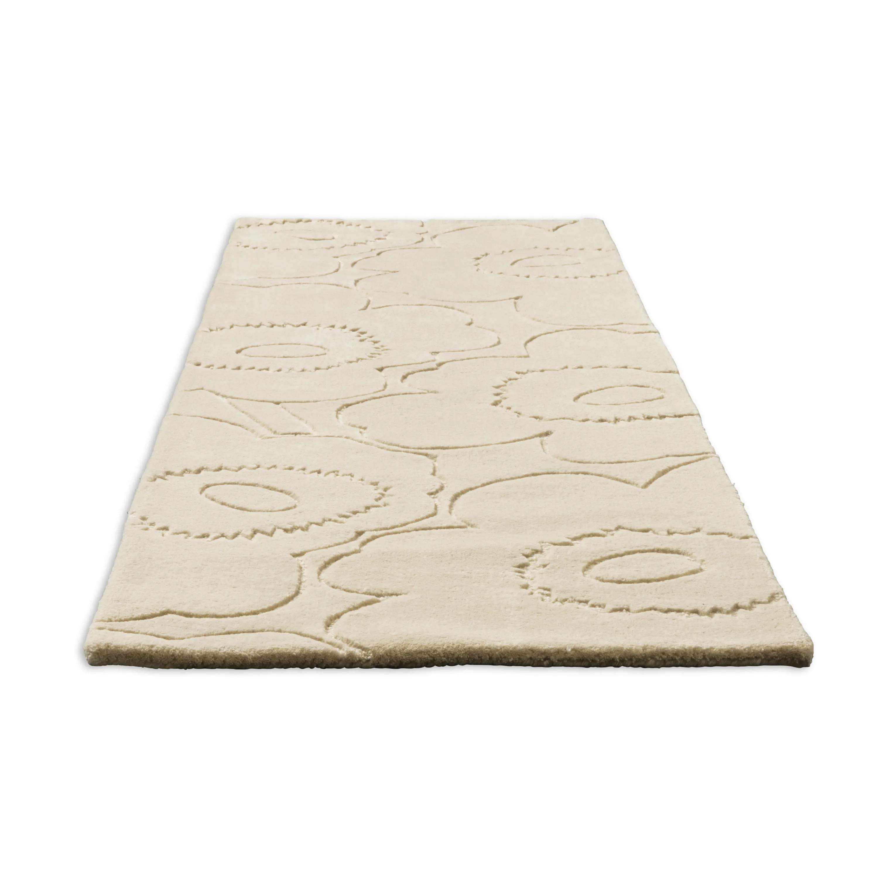 Marimekko by Brink & Campman Gulvtæpper Piirto Unikko Tæppeløber i Beige/hvid, B70 x L245 cm, 3