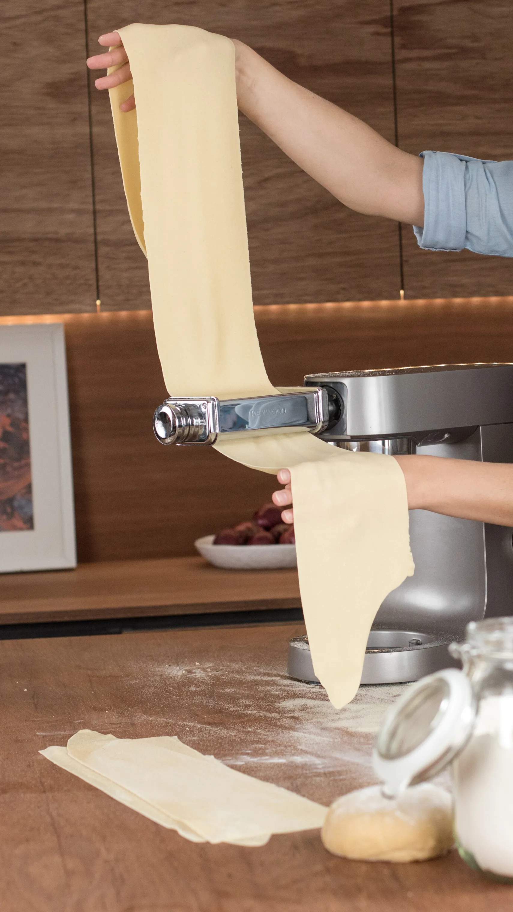 Kenwood Tilbehør til røremaskiner KAX980ME Lasagne Pastarulle i grå, 3