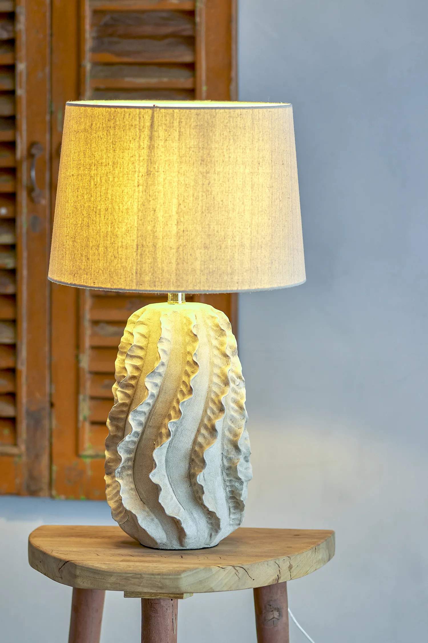 Bloomingville Bordlamper Natika Bordlampe i Natur, 3