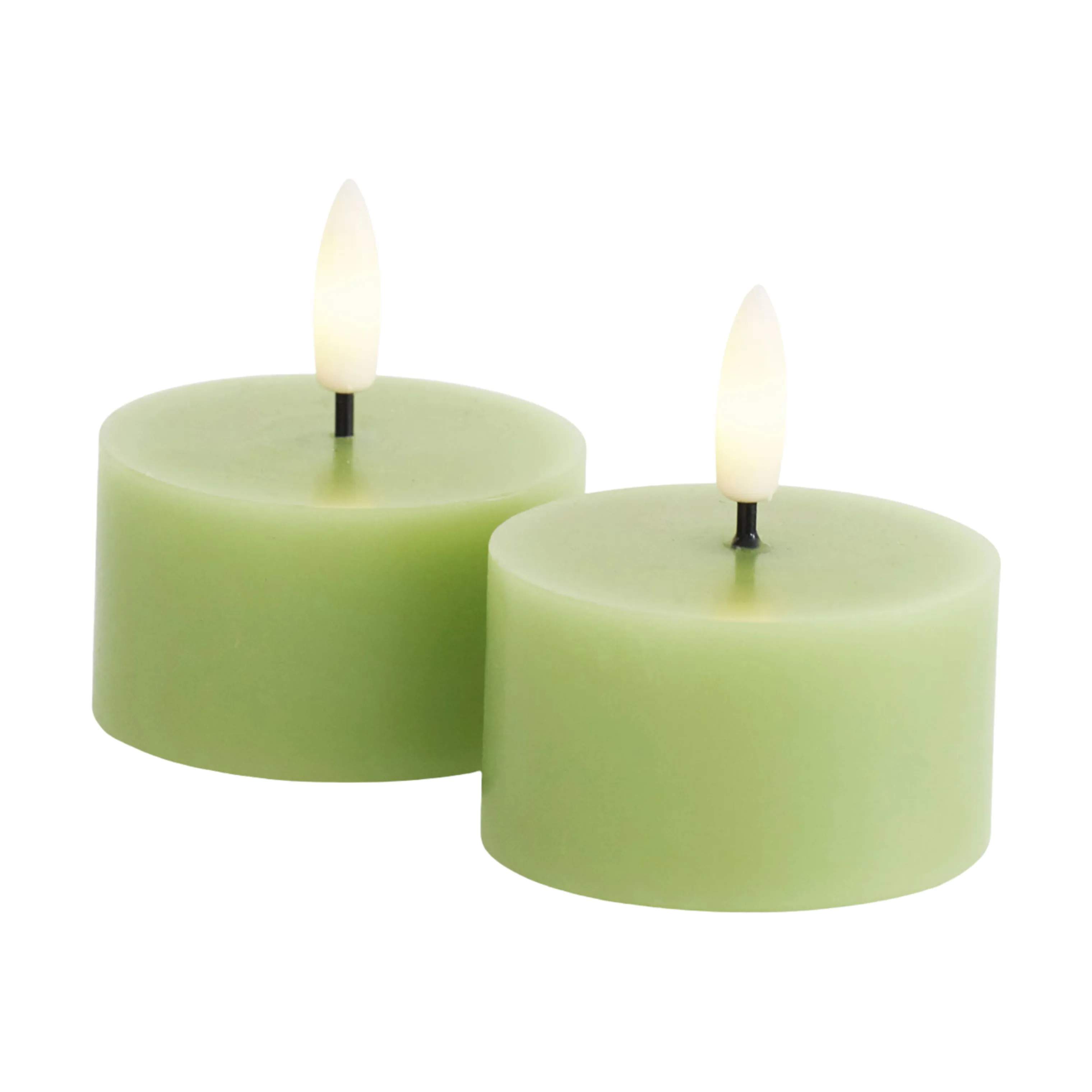 Sirius LED-lys Sille LED Fyrfadslys - 2 stk. i Spring Green, 3,4 cm, 1