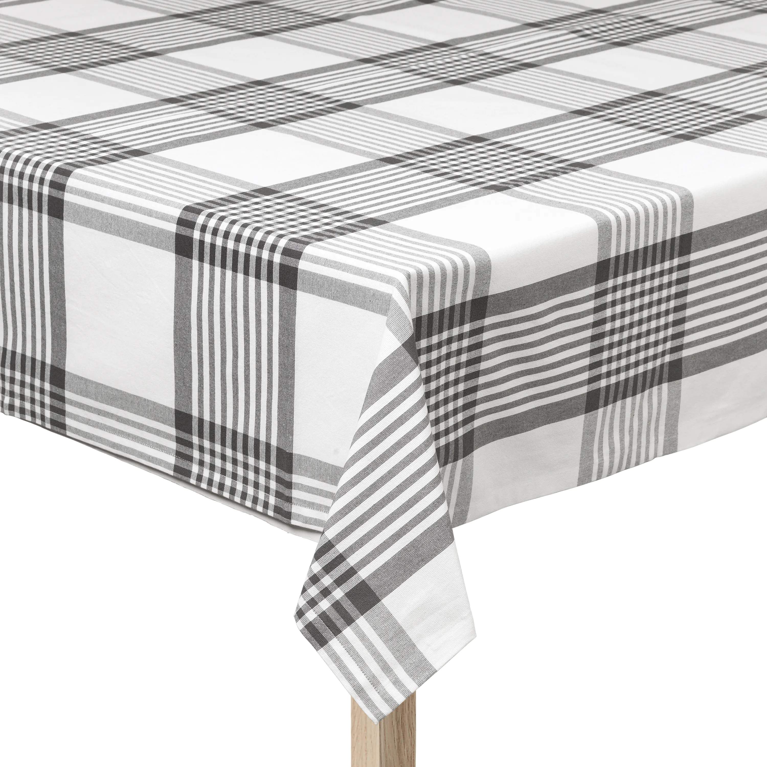 By Mogensen Duge Large Checks Dug i Large Checks, B140 x L140 cm, 4