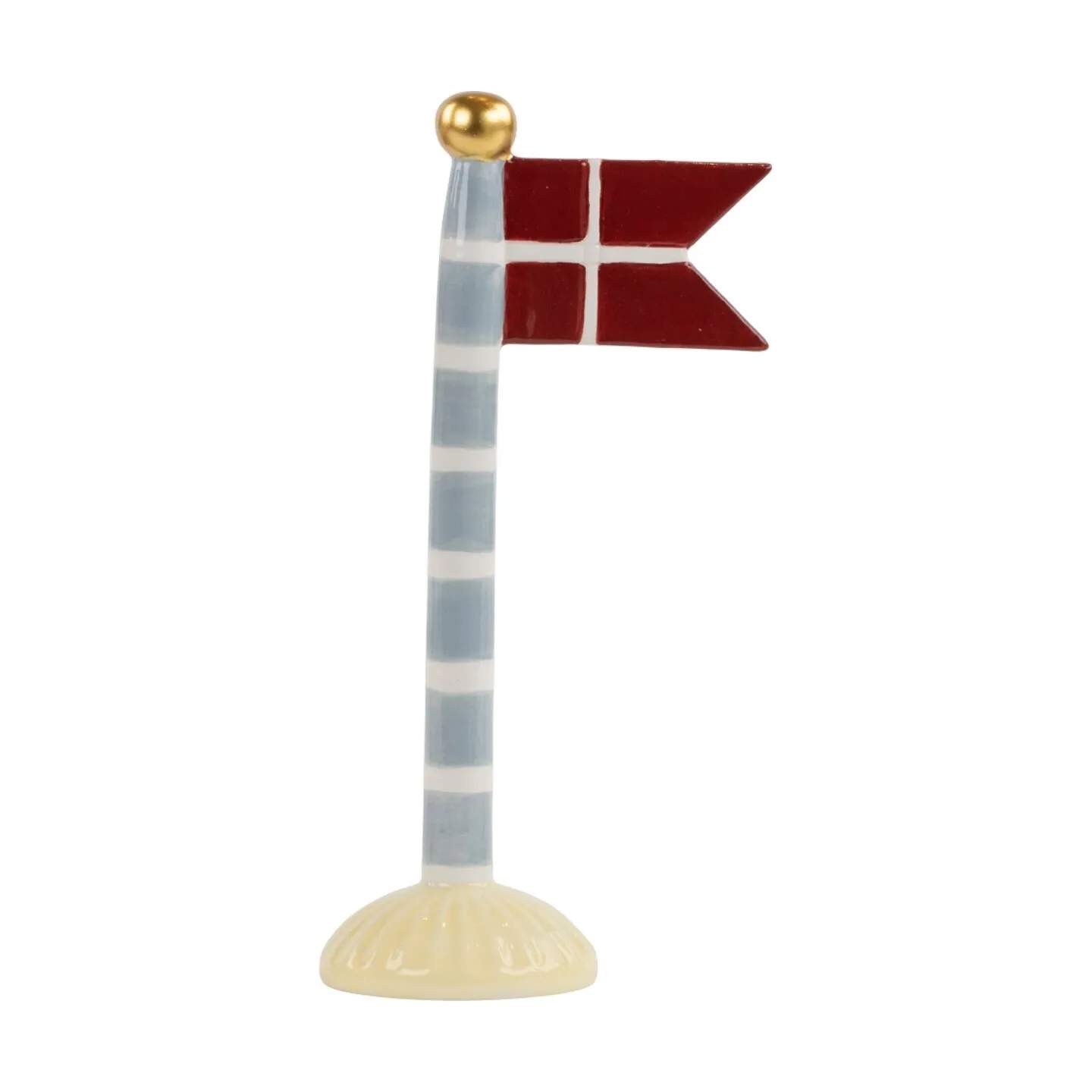 Speedtsberg Bordflag Flag - Stribet i Lysblå/hvid stribet, 1