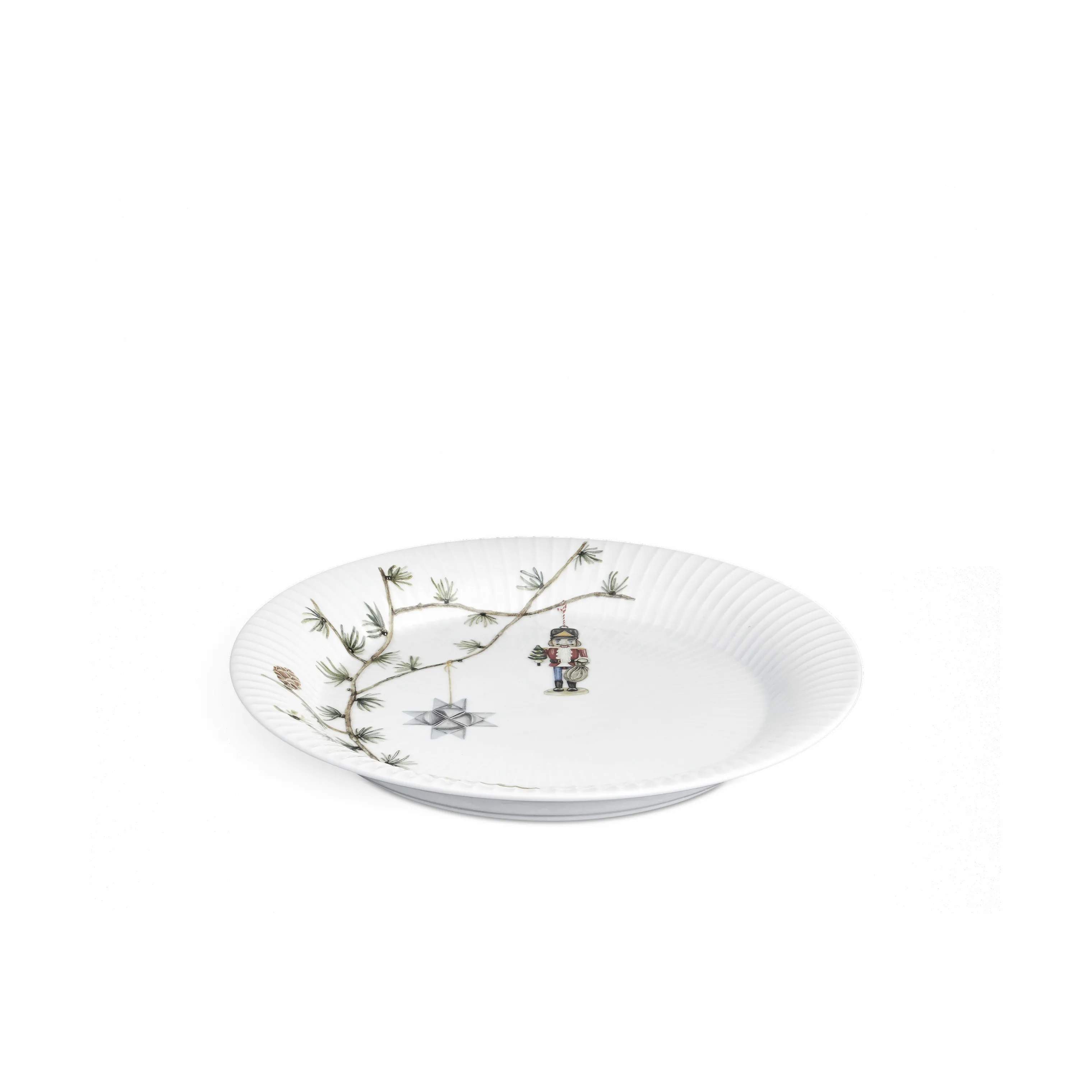Kähler Middagstallerkener Hammershøi Jul Middagstallerken i Hvid, 27 cm, 4