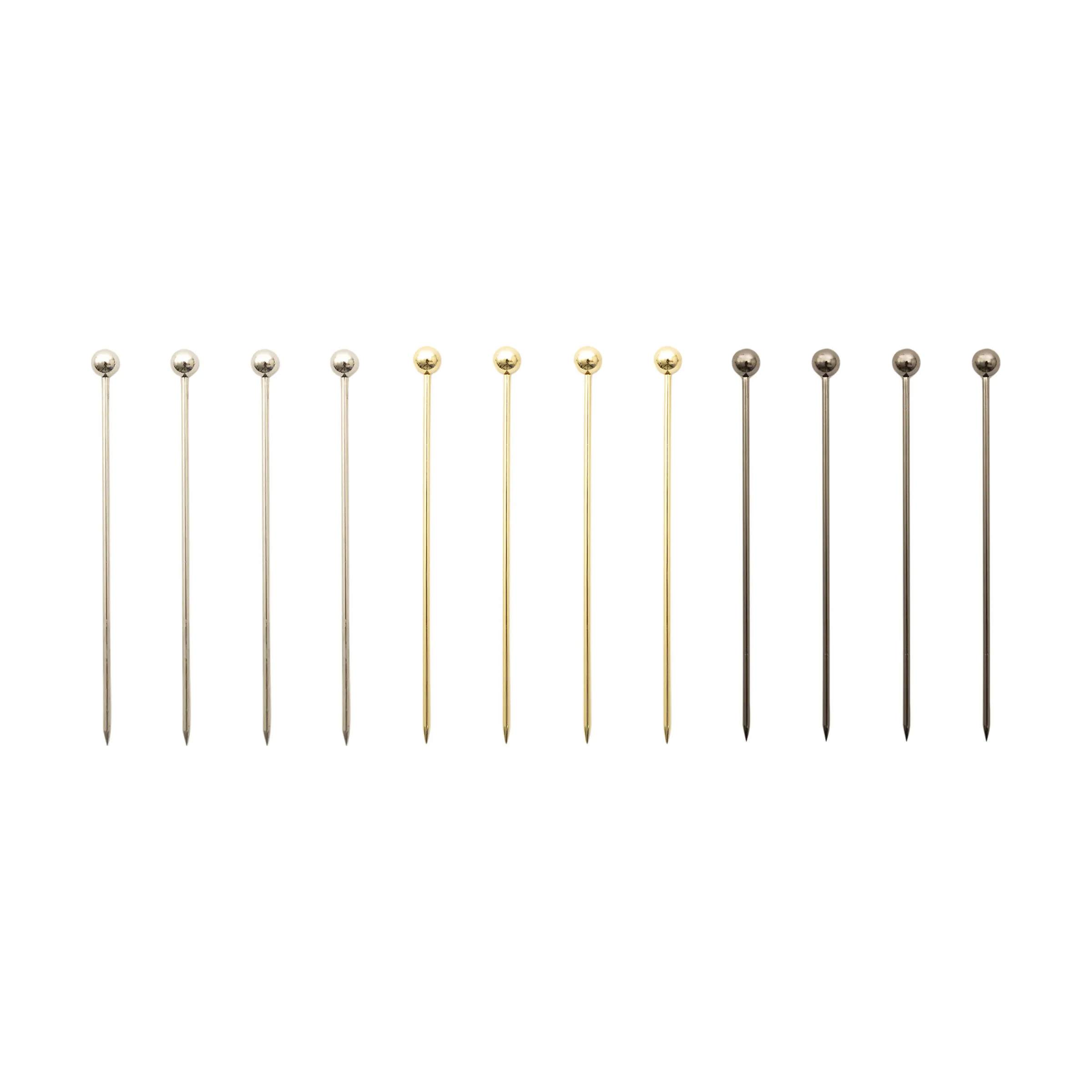 Point Virgule Øvrigt bartilbehør Cocktailspyd - 12 stk. i Flerfarvet, 1