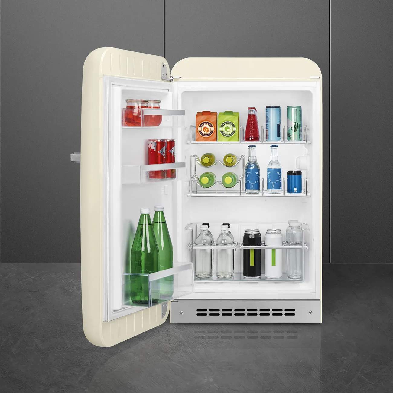 Smeg Køleskabe 50's Style Køleskab i Creme, 2