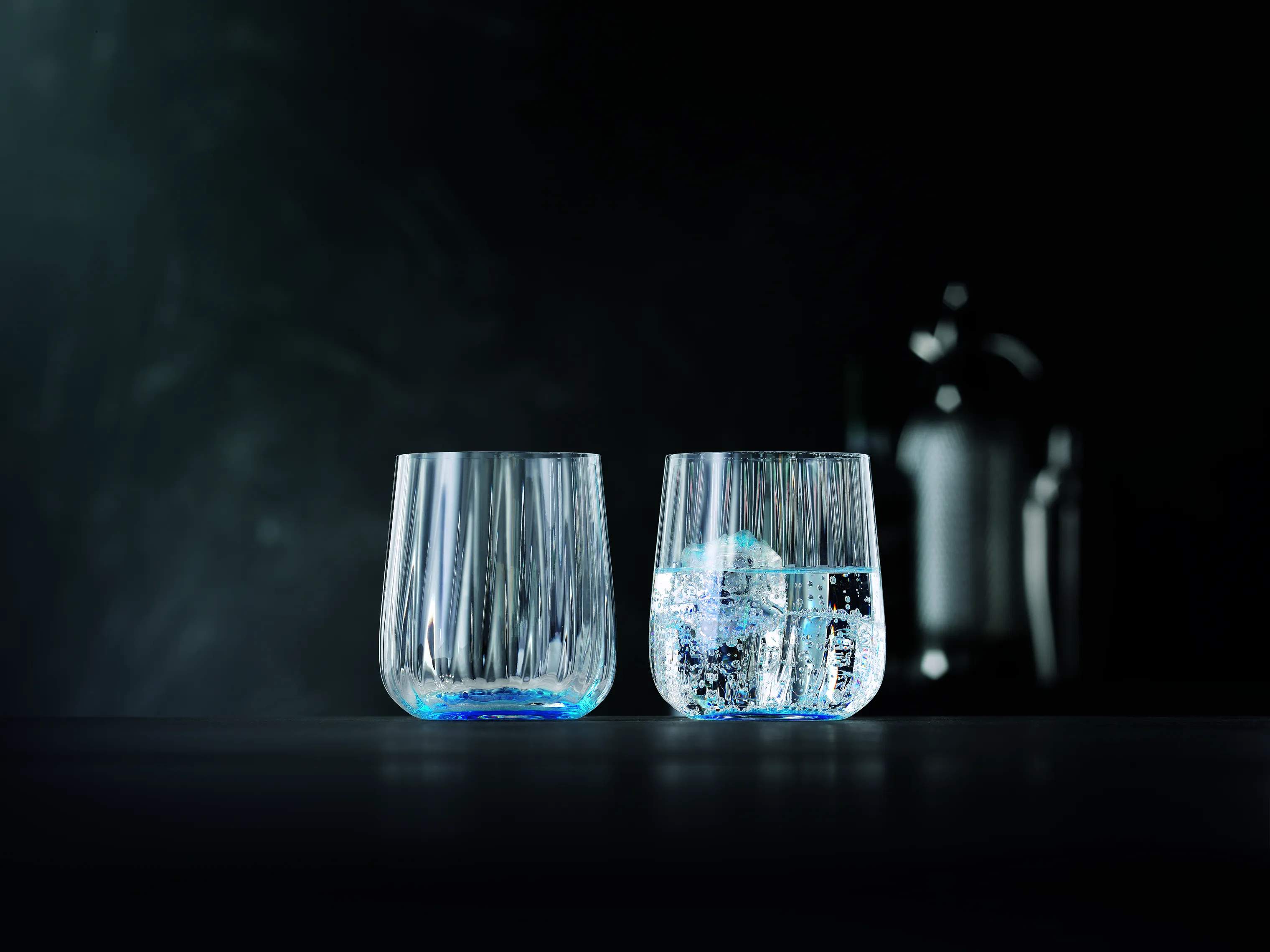 Spiegelau Vandglas Lifestyle Colour Tumblerglas - 2 stk. i klar og blå, 2