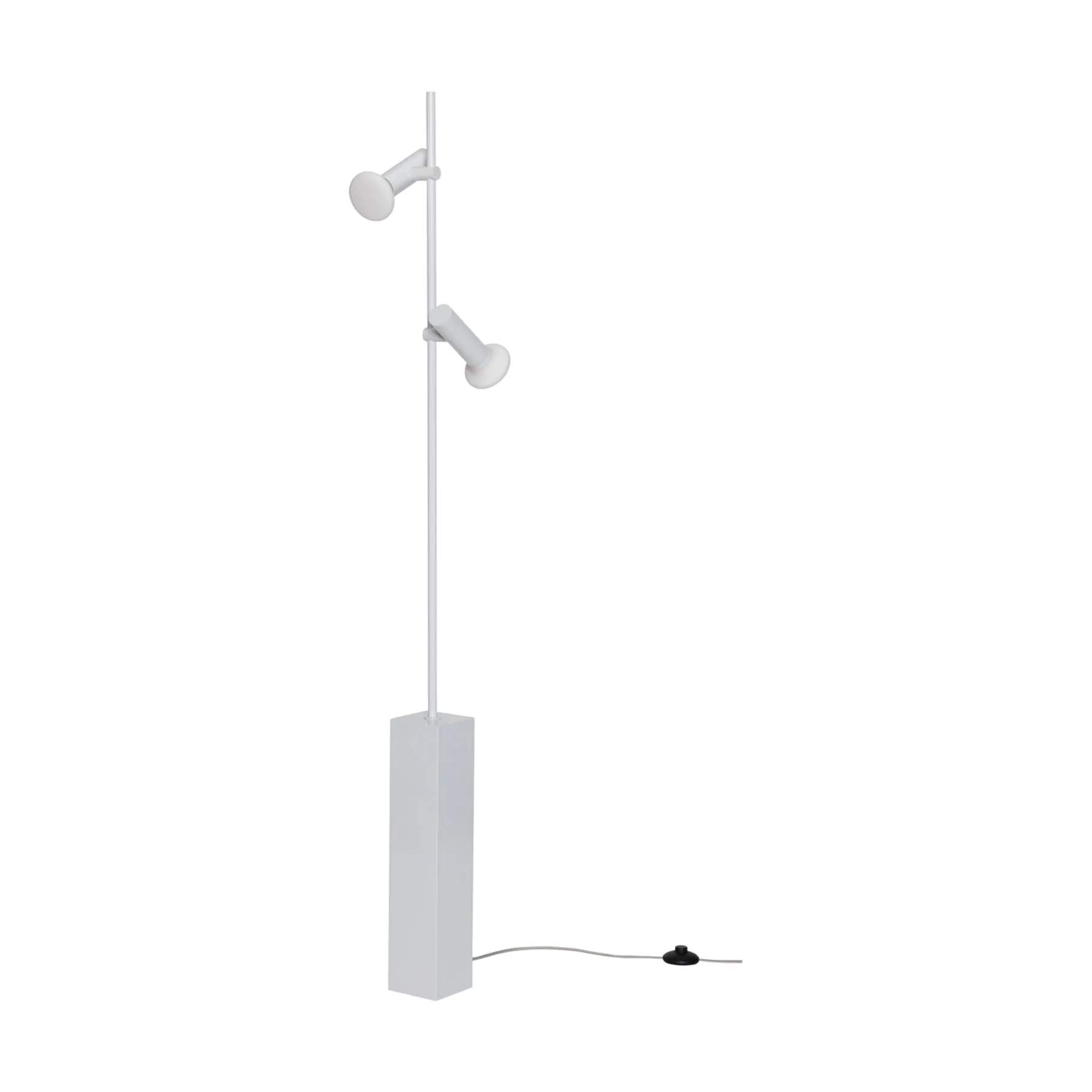 Hübsch Gulvlamper Set Gulvlampe i Lysegrå, 1