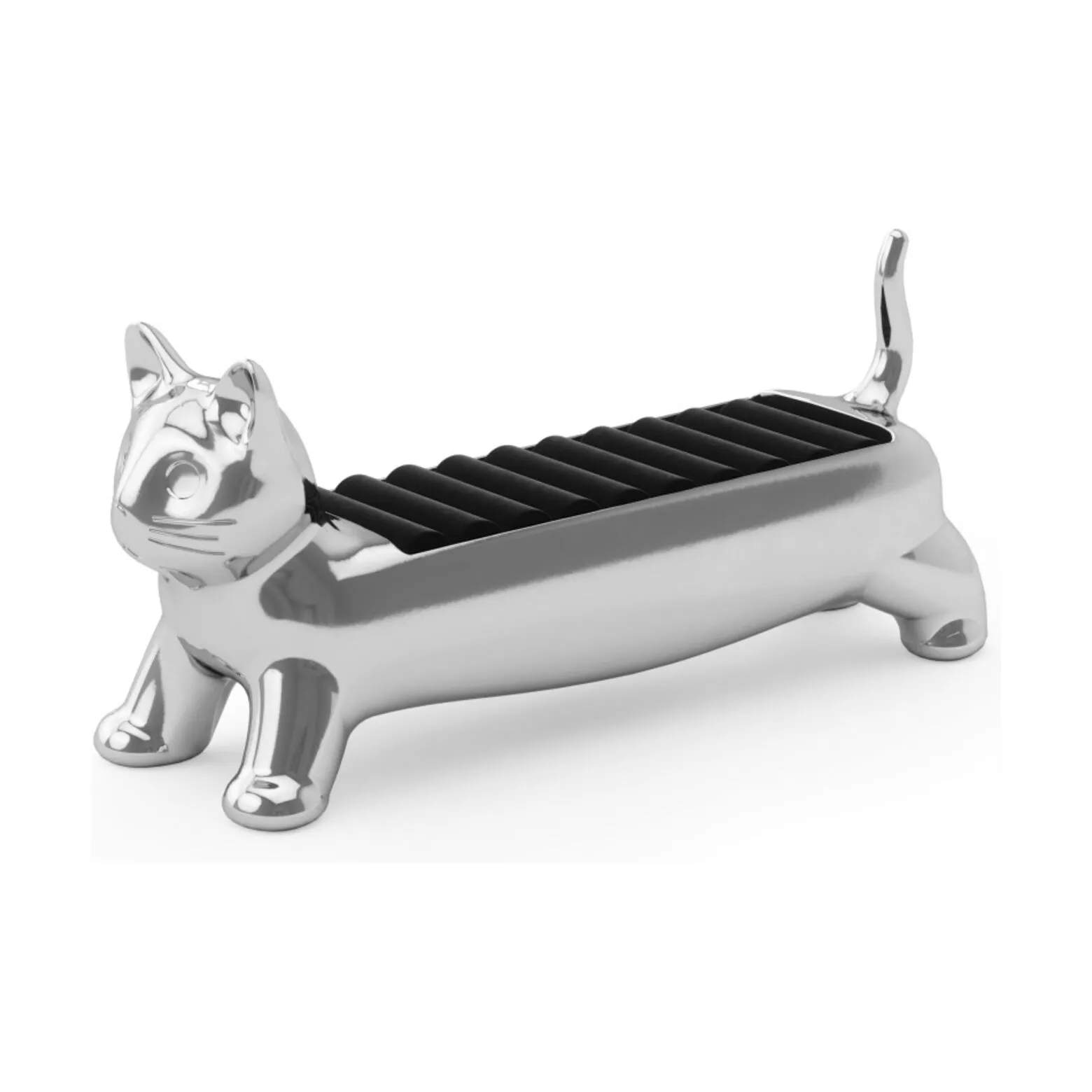 Alicat Smykkeholder, chrome, large
