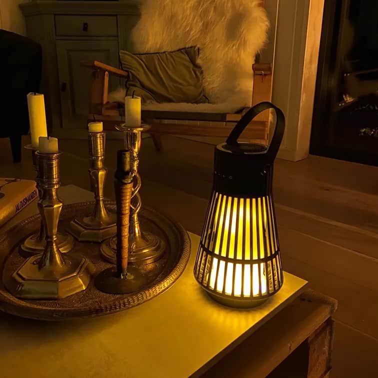 Powertrend Højtalere LED Flame Speaker i Sort, 2