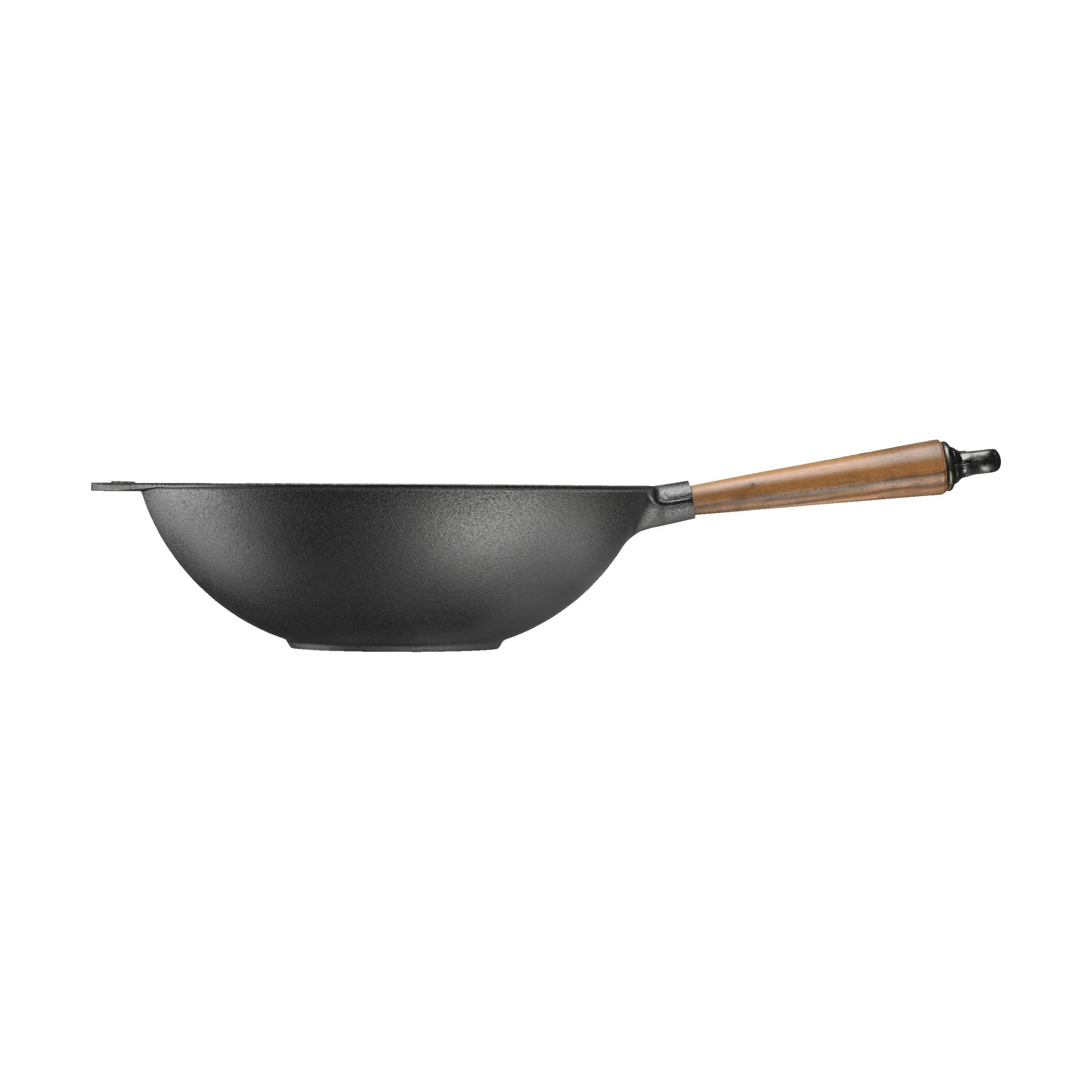 Skeppshult Wokpander Walnut Valnød Wok i Sort/Træ, 32 cm, 3