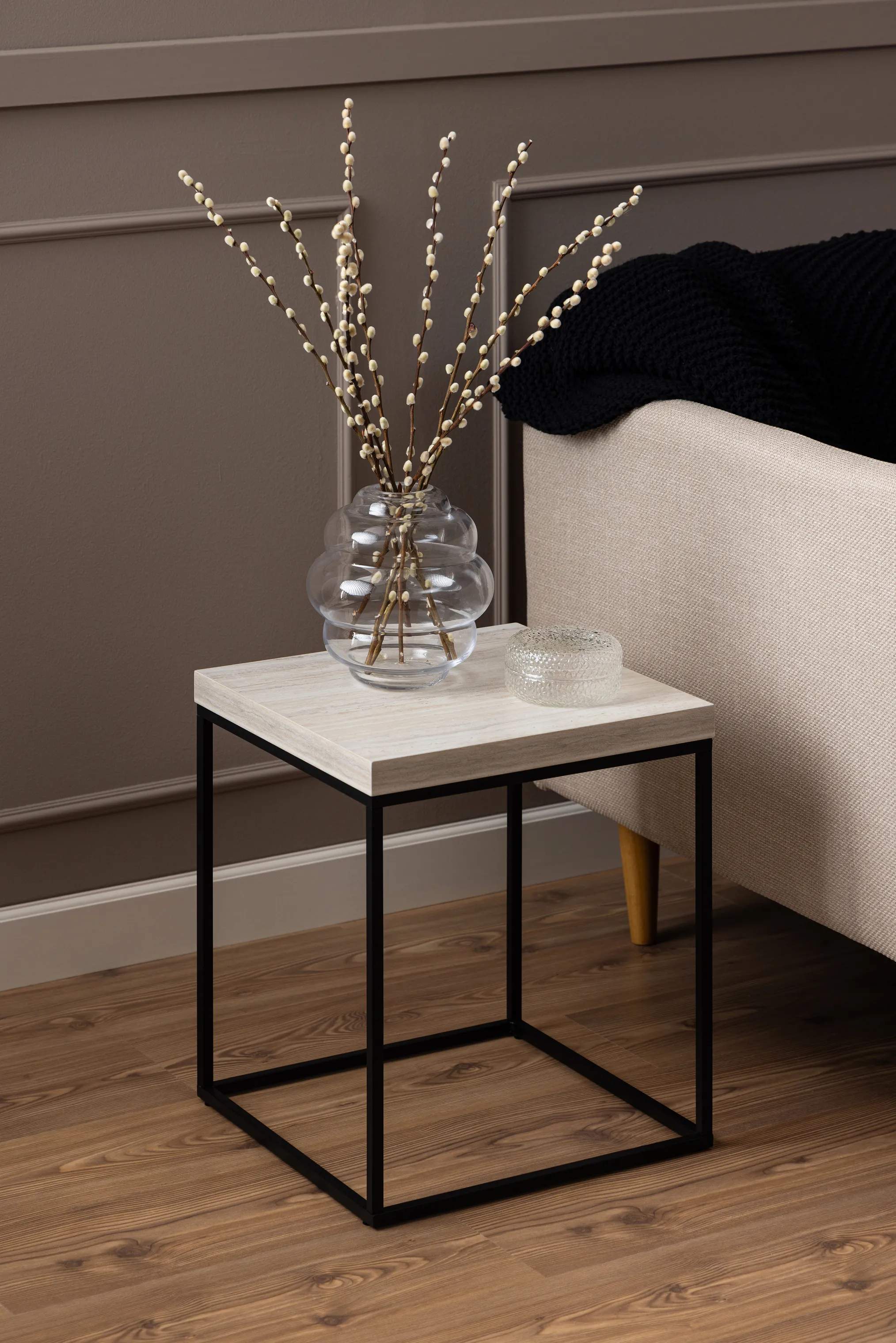 CASA Living Sofaborde Barossa Sofabord i Beige, B40 x L40 cm, 2