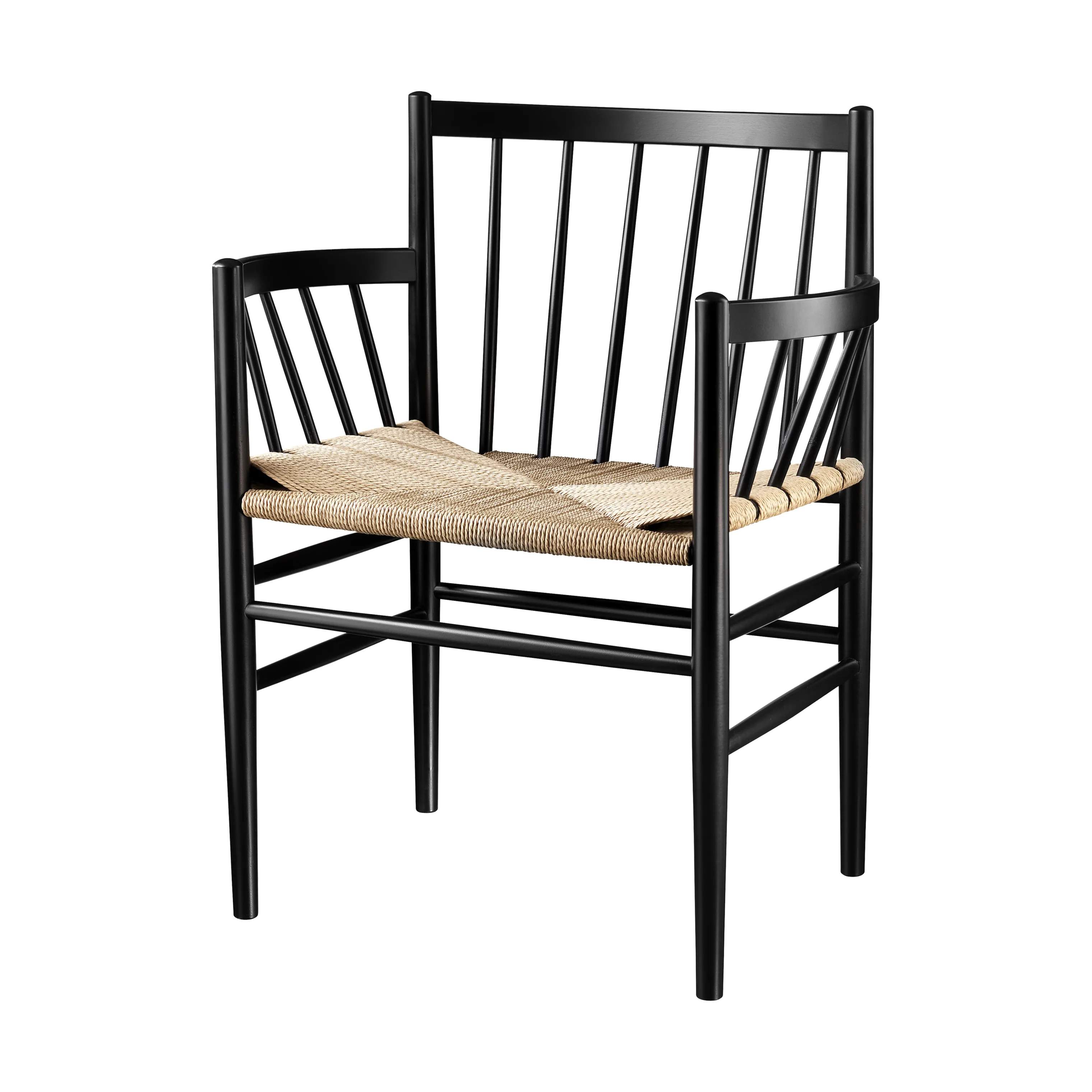 J81 Spisebordsstol, black (ral 9005), large