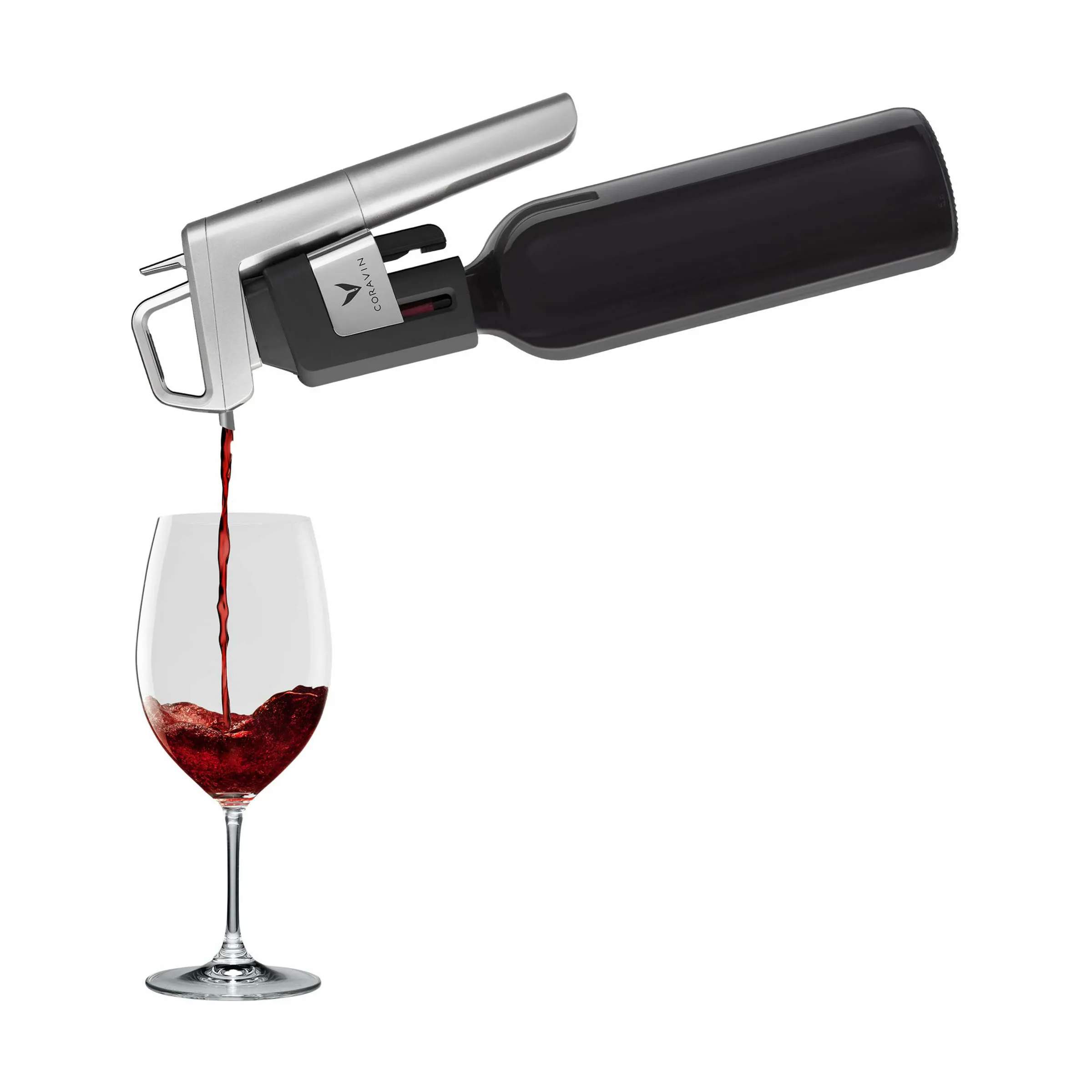 Coravin Vinpumper Timeless Six+ Vinsystem i Sølvfarvet, 4