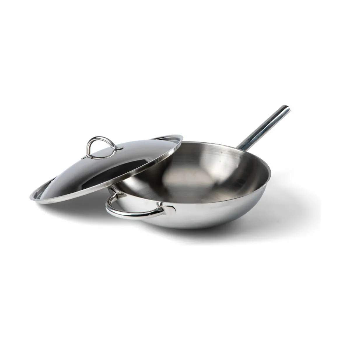 Orrefors Jernverk Wokpander Wok i Rustfrit stål, 1