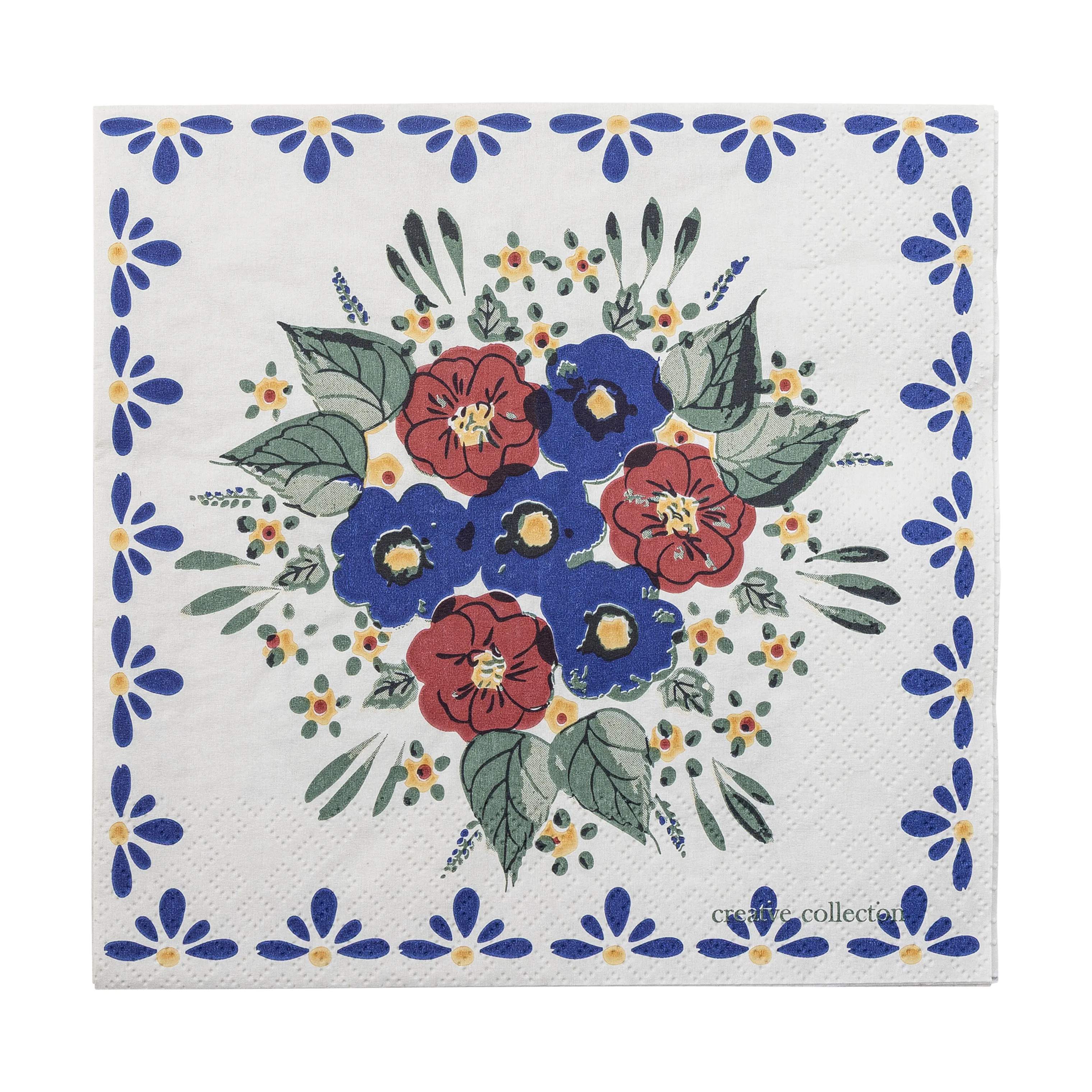 Creative Collection Servietter Florist Serviet - 20 stk. i Multifarvet, 1