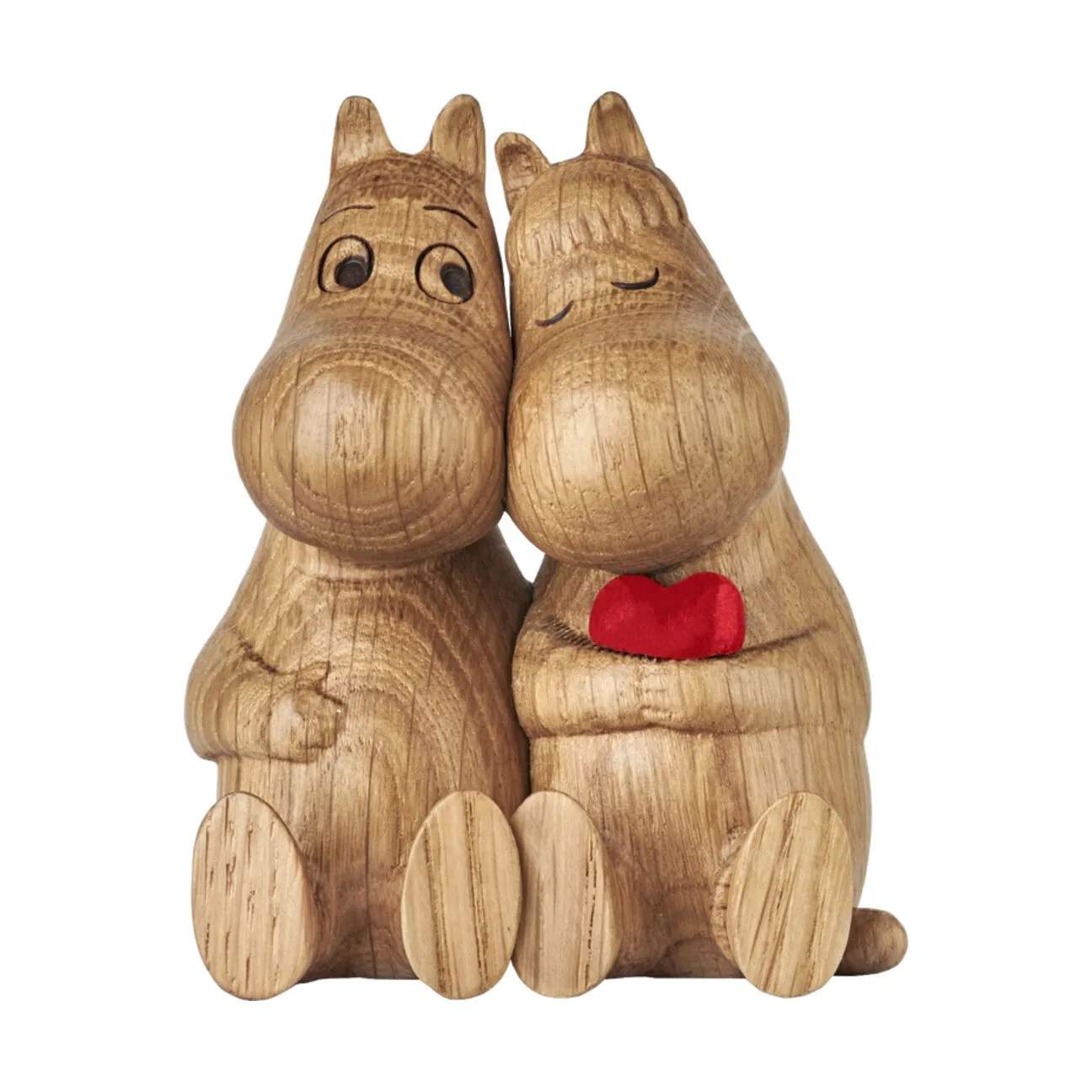 Moomin Øvrige figurer Mumitroldene Træfigur - Kram i Kram, 10 cm, 1