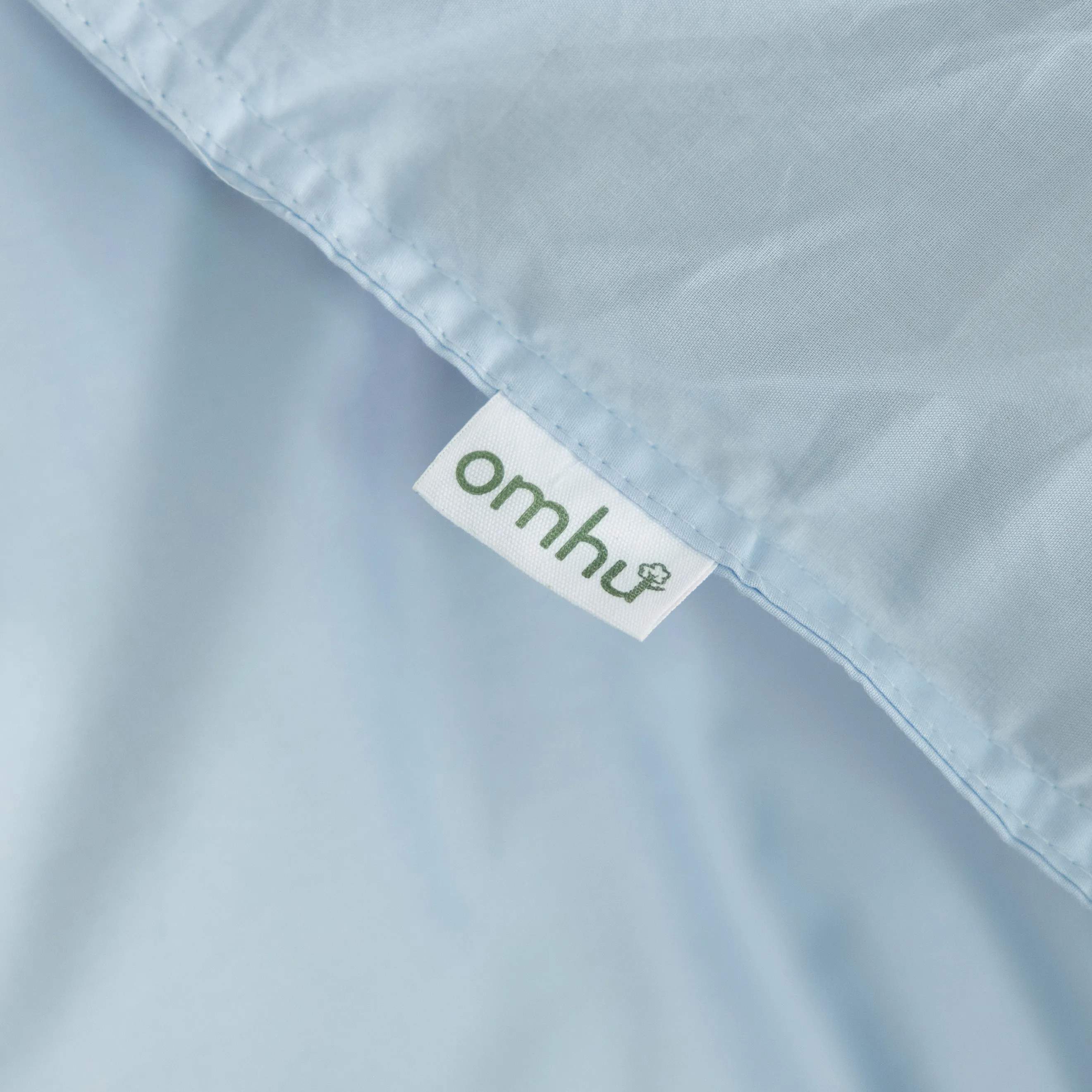 omhu Sengetøj Percale OMHU Percale Sengetøj i Lys Blå, B140 x L200 cm, 6