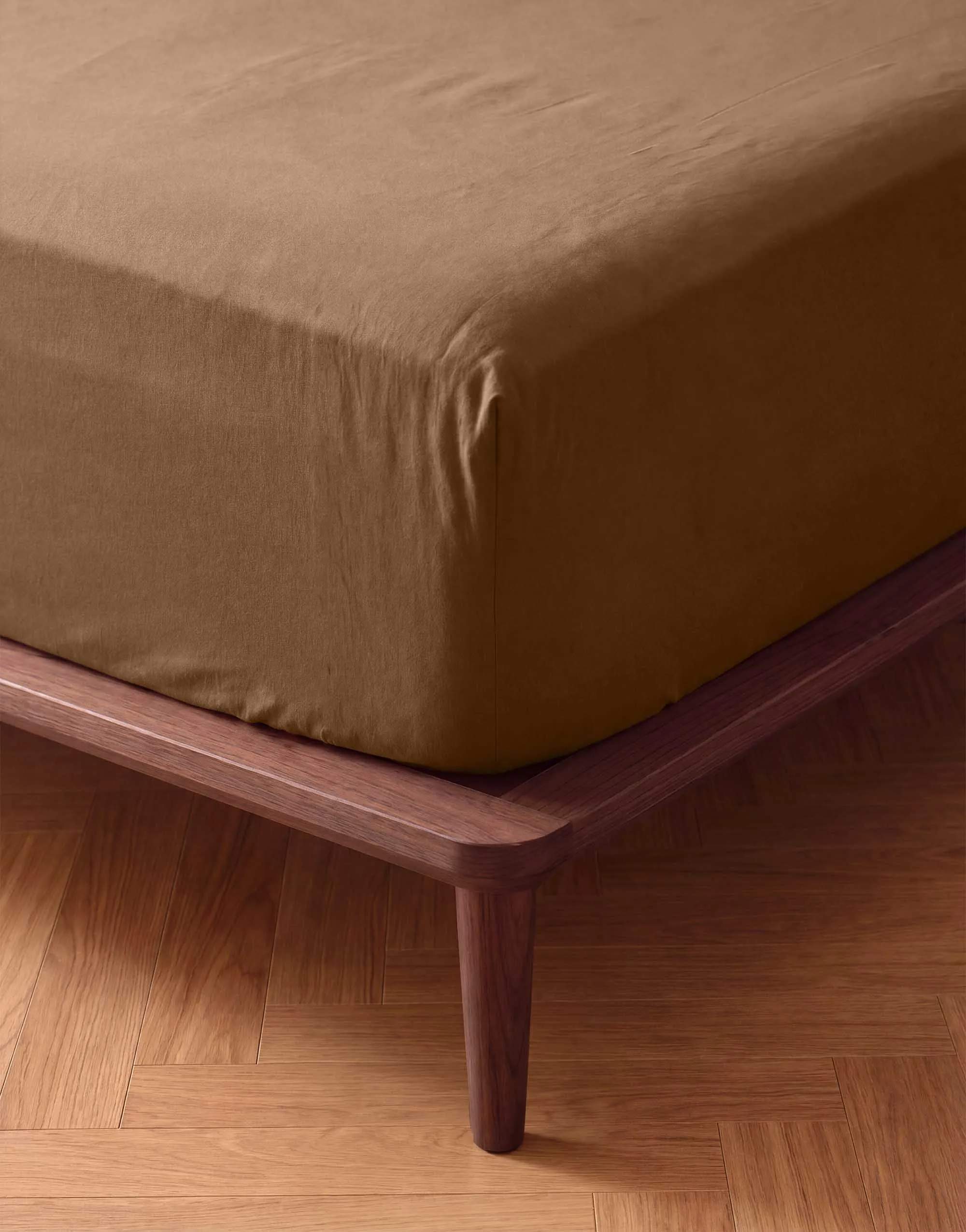 Essenza Lagner Fine Organic Jersey Topmadraslagen i Slate brown, B100 x L220 cm, 4