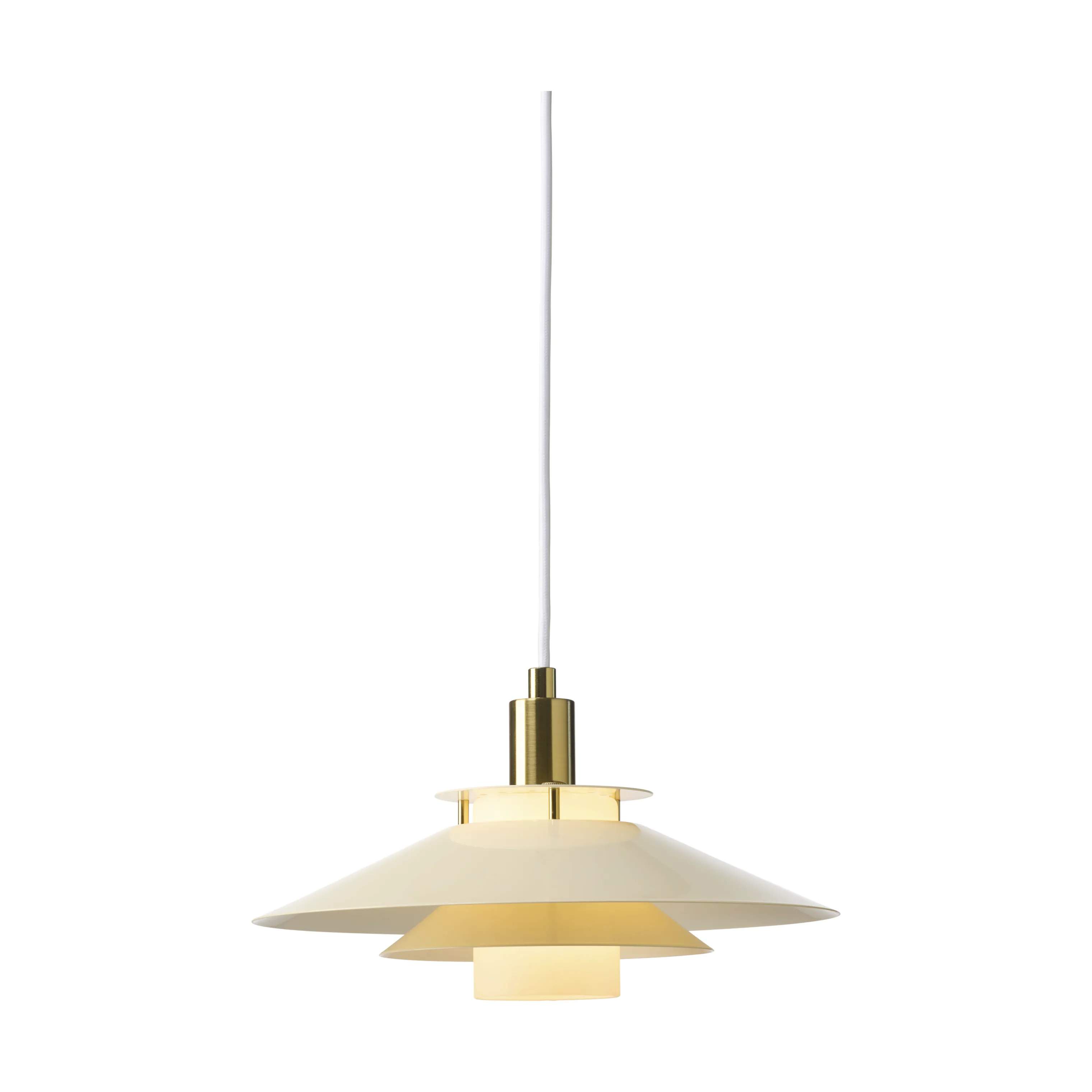 Halo Design Pendler Rivoli Pendel i Creme , 28 cm, 1