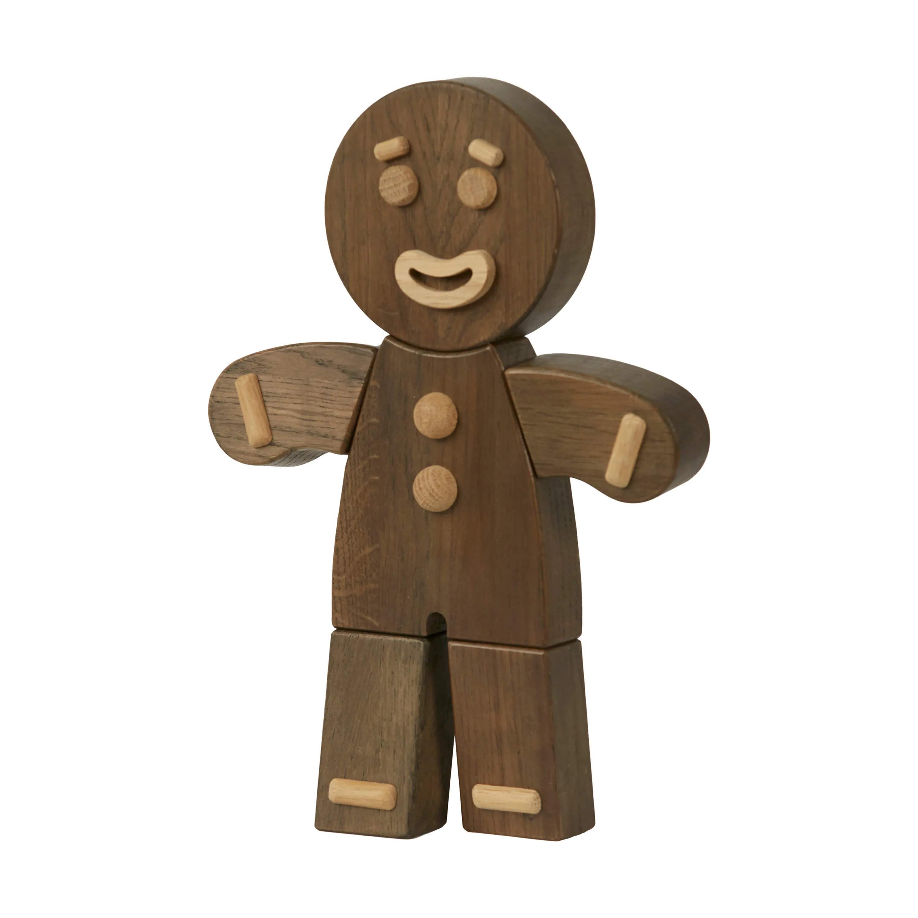 BOYHOOD Øvrige figurer Gingerbread Man i Røget Eg, 19 cm, 3