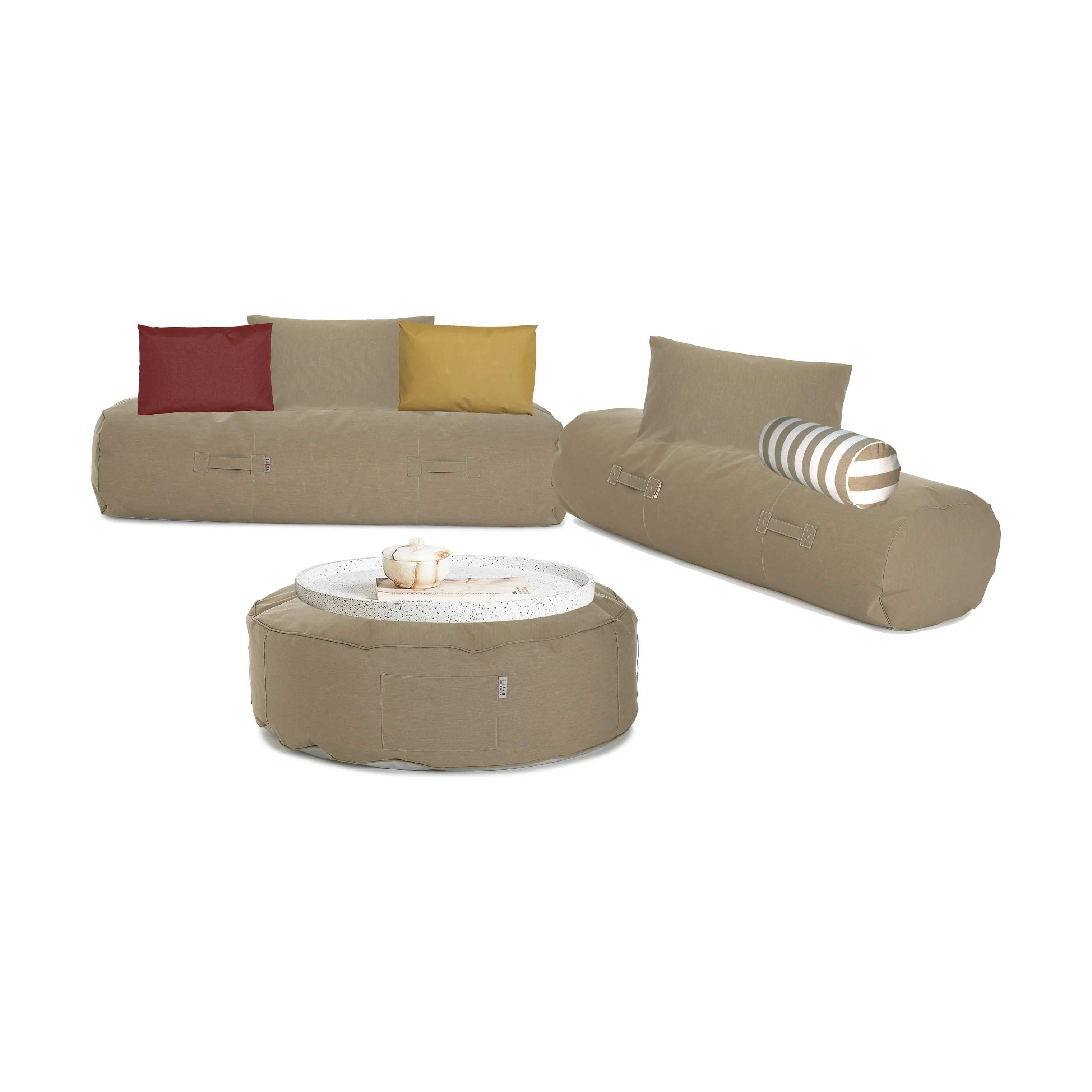 Comfy Loungesæt, taupe, large