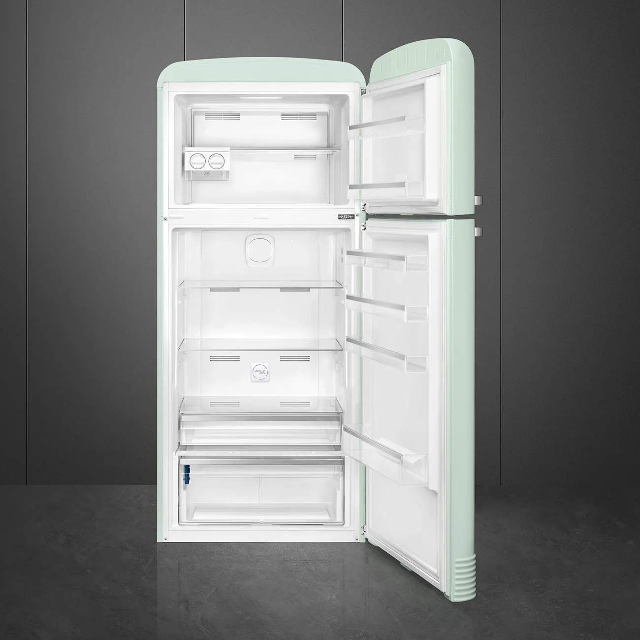 Smeg Køleskabe 50's Style Kølefryseskab i Pastelbgrøn, 2