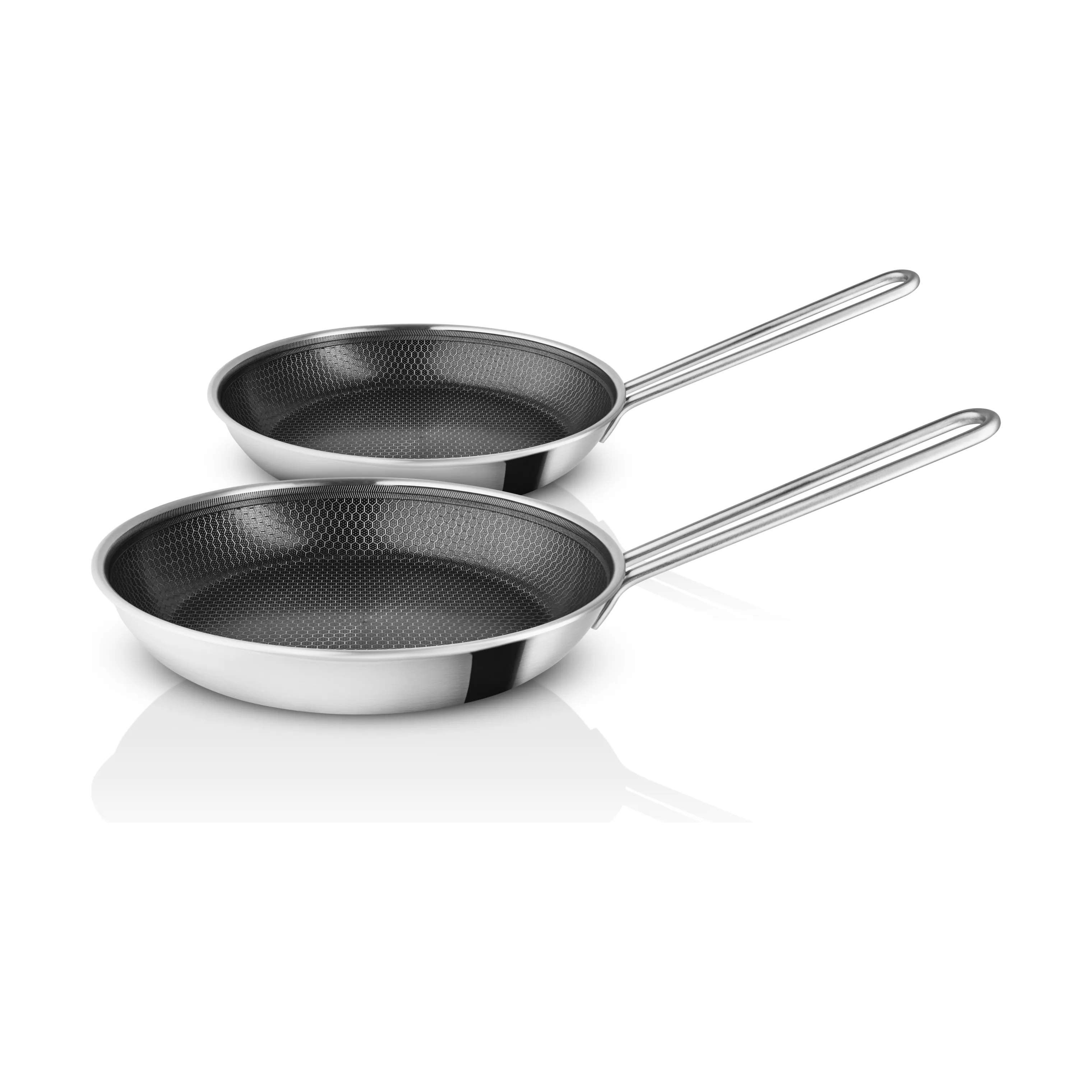 Eva Trio Stegepander Multi Mosaic Rec. Multi Mosaic Stegepandesæt - 2 dele i Brushed steel, 1