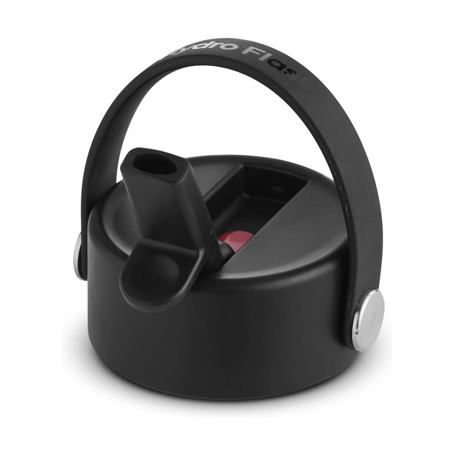 Hydro Flask To go kopper Wide Mouth Flex Straw Låg i Sort/rød/hvid, 3