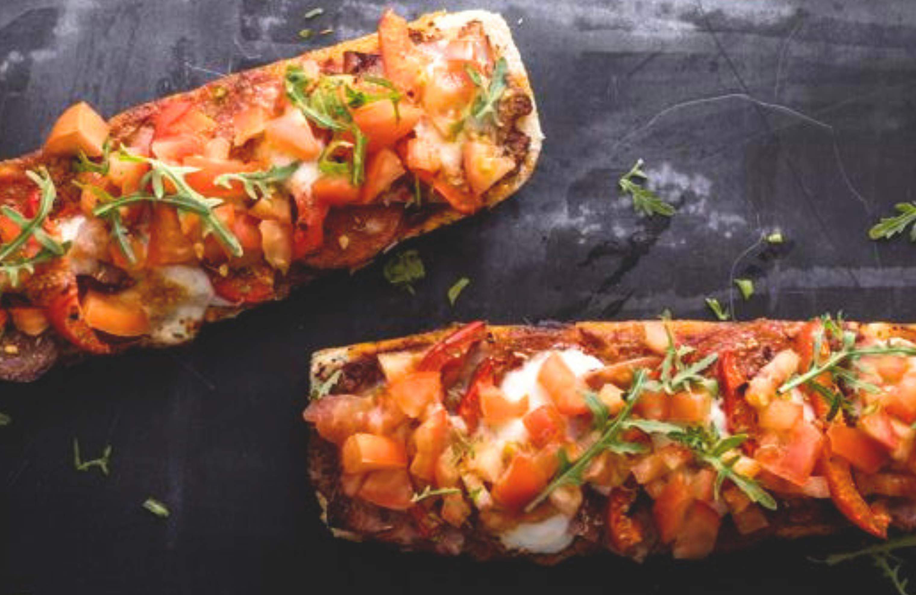 Pizza-baguette