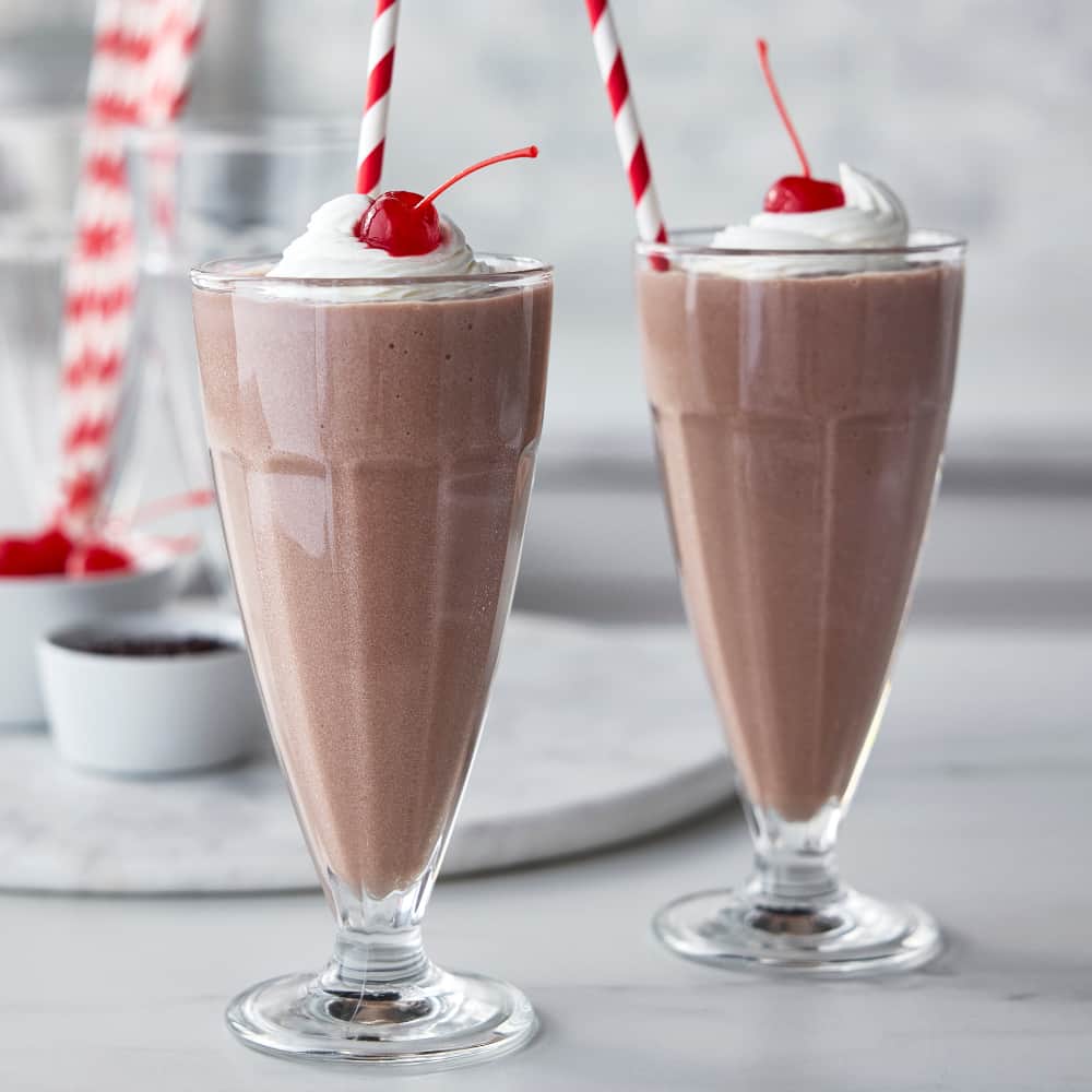 Chokolade-milkshake i slushice-maskine