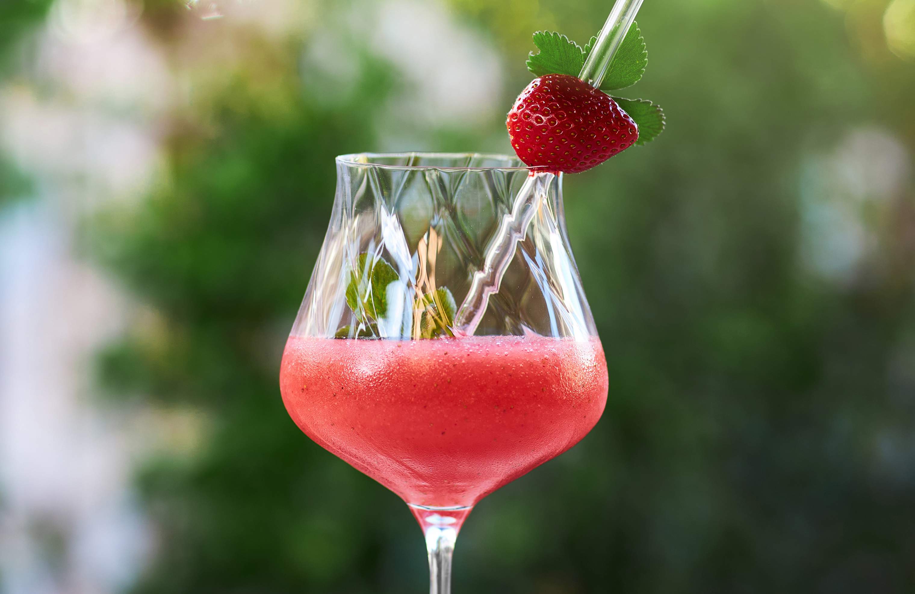 Opskrift: Frozé med jordbær