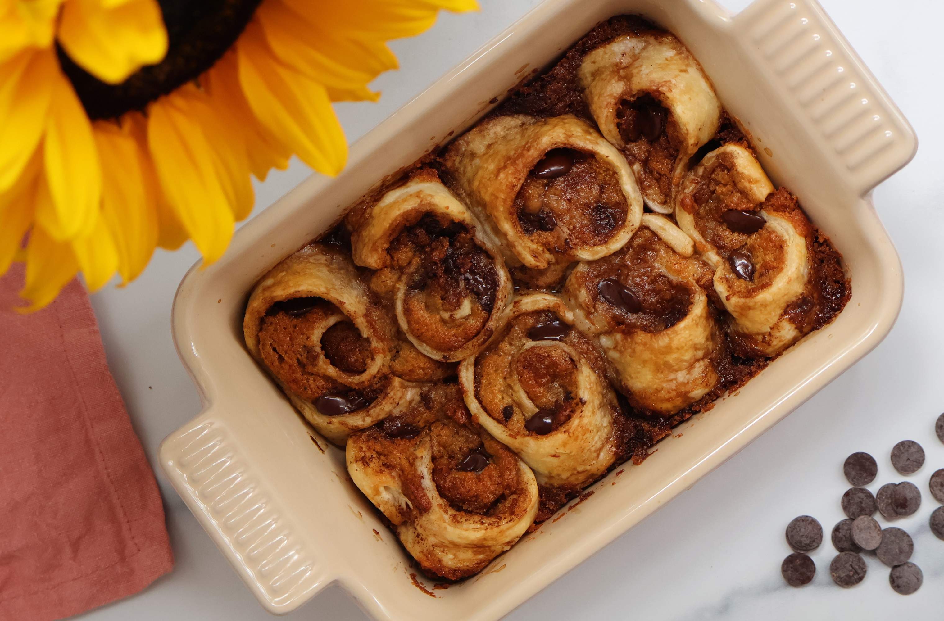 Kanelsnegle med cookiedej