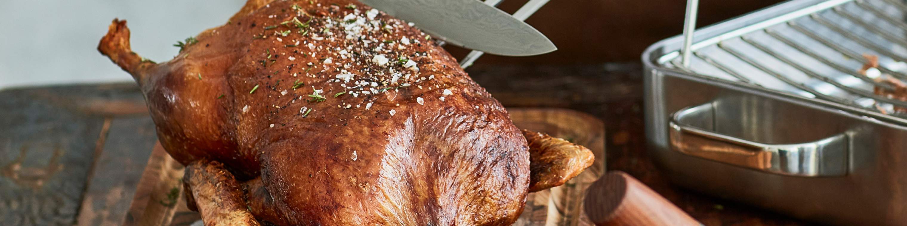 andesteg på grillen